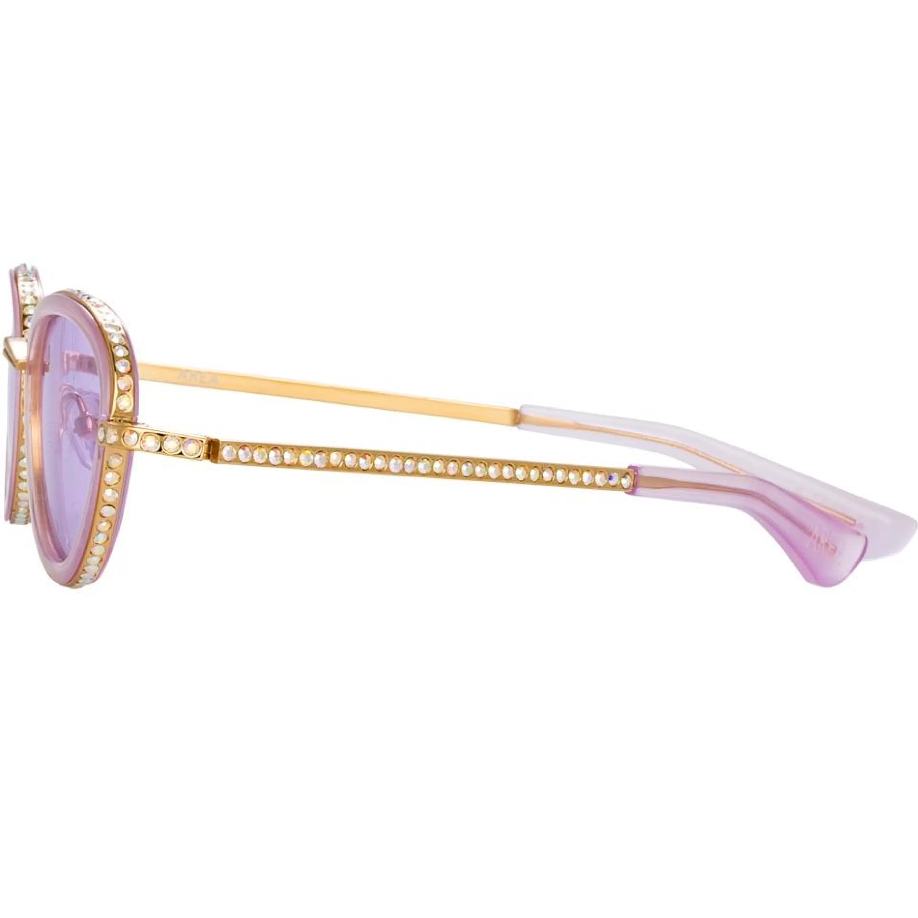 area__oval_sunglasses_in_light_gold_tone_3.webp Area 1 Oval Sunglasses in Light Gold Tone