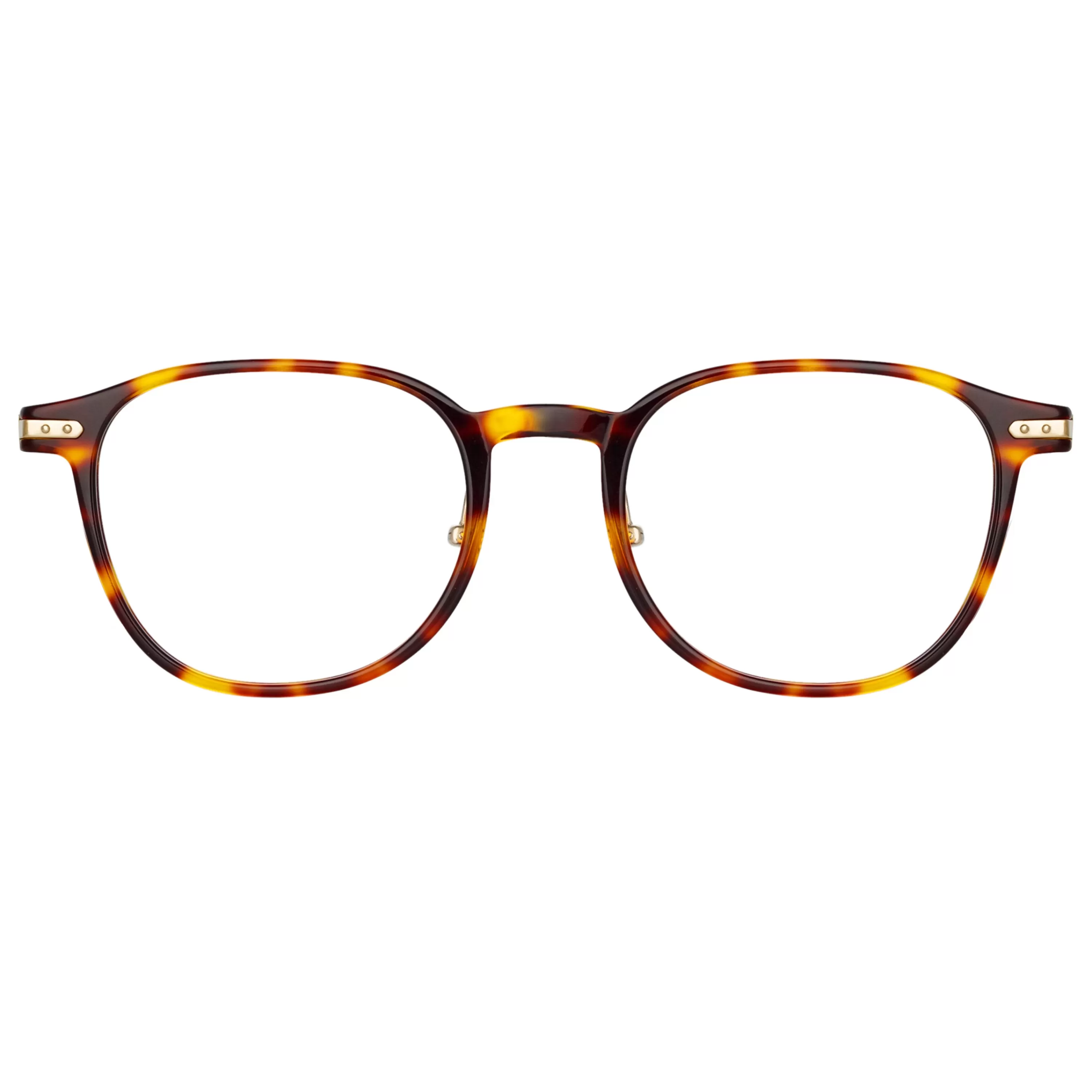 LINDA FARROW (U.K.) Arnold A Angular Optical Frame in Tortoiseshell