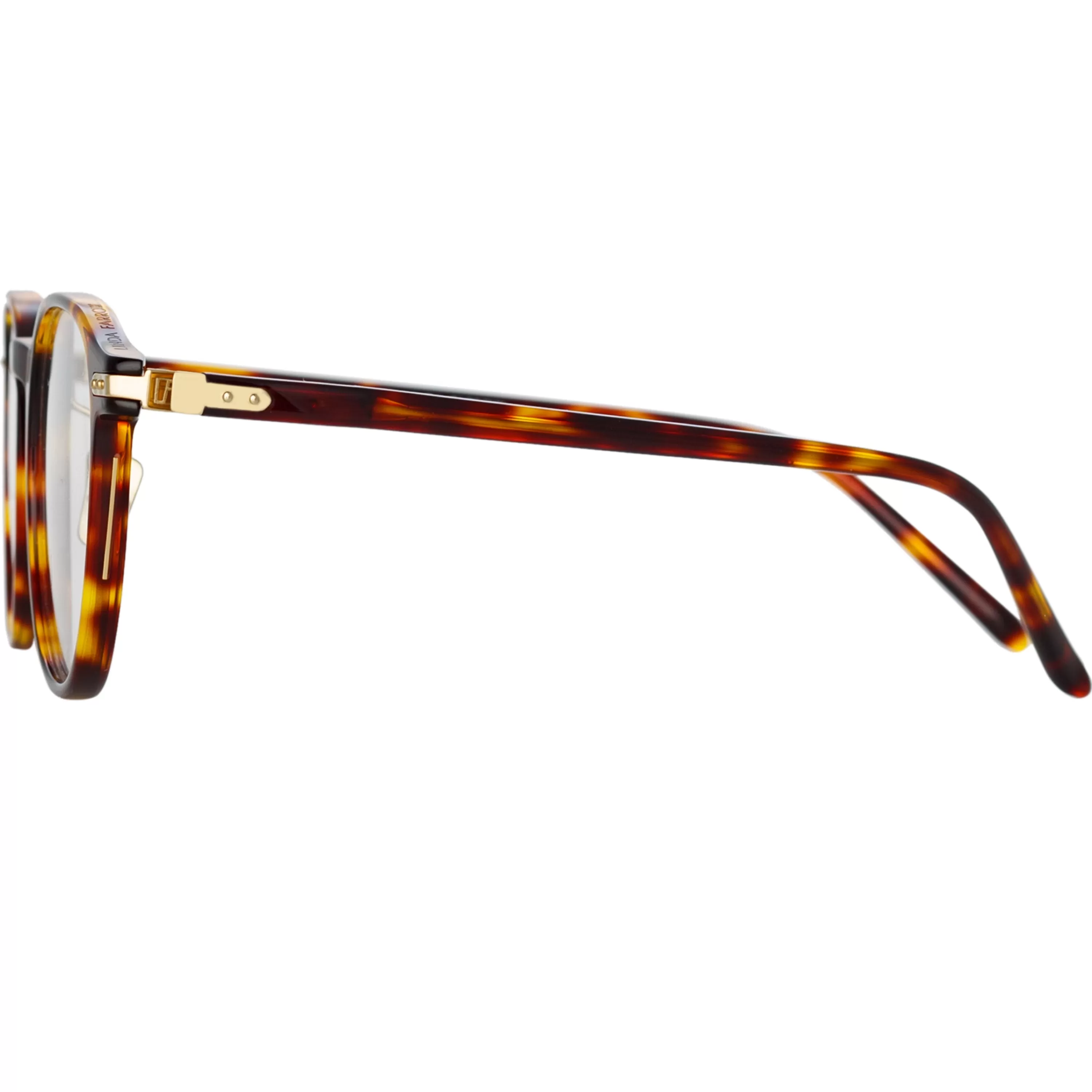 arnold_a_angular_optical_frame_in_tortoiseshell_2.webp LINDA FARROW (U.K.) Arnold A Angular Optical Frame in Tortoiseshell