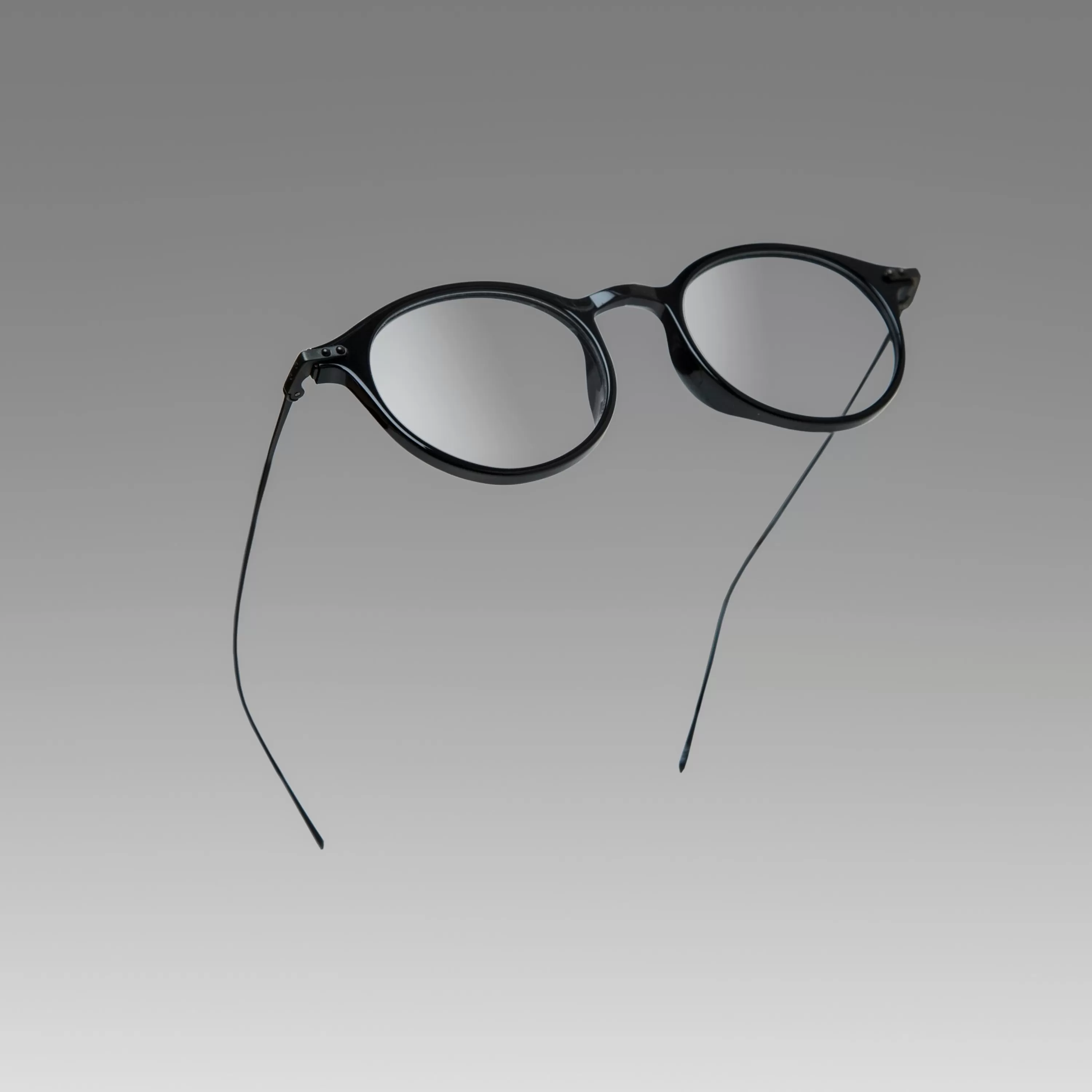 Linda Farrow Arris Oval Optical Frame in Matt Nickel