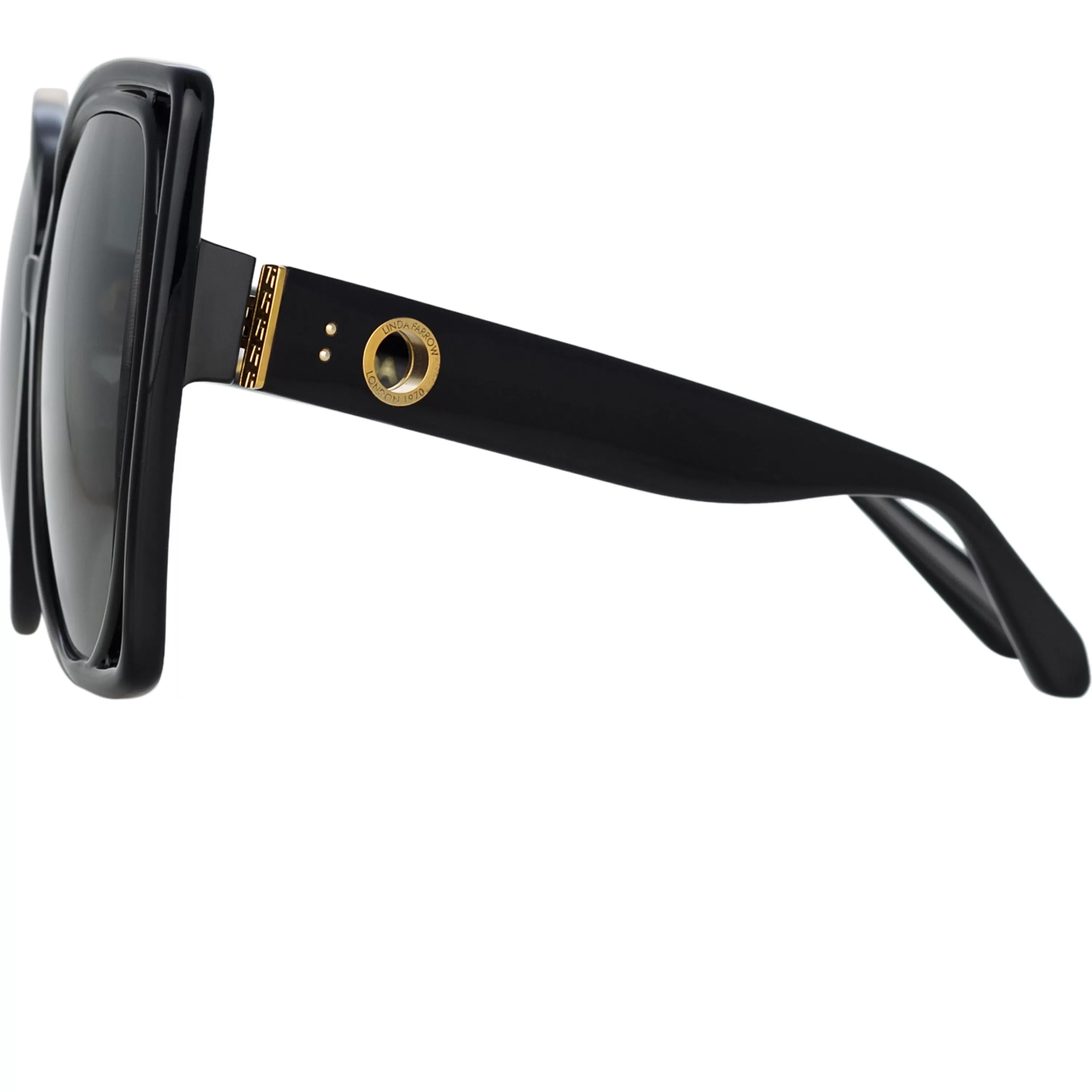 astra_cat_eye_sunglasses_in_black_2.webp Women LINDA FARROW (U.K.) Astra Cat Eye Sunglasses in Black
