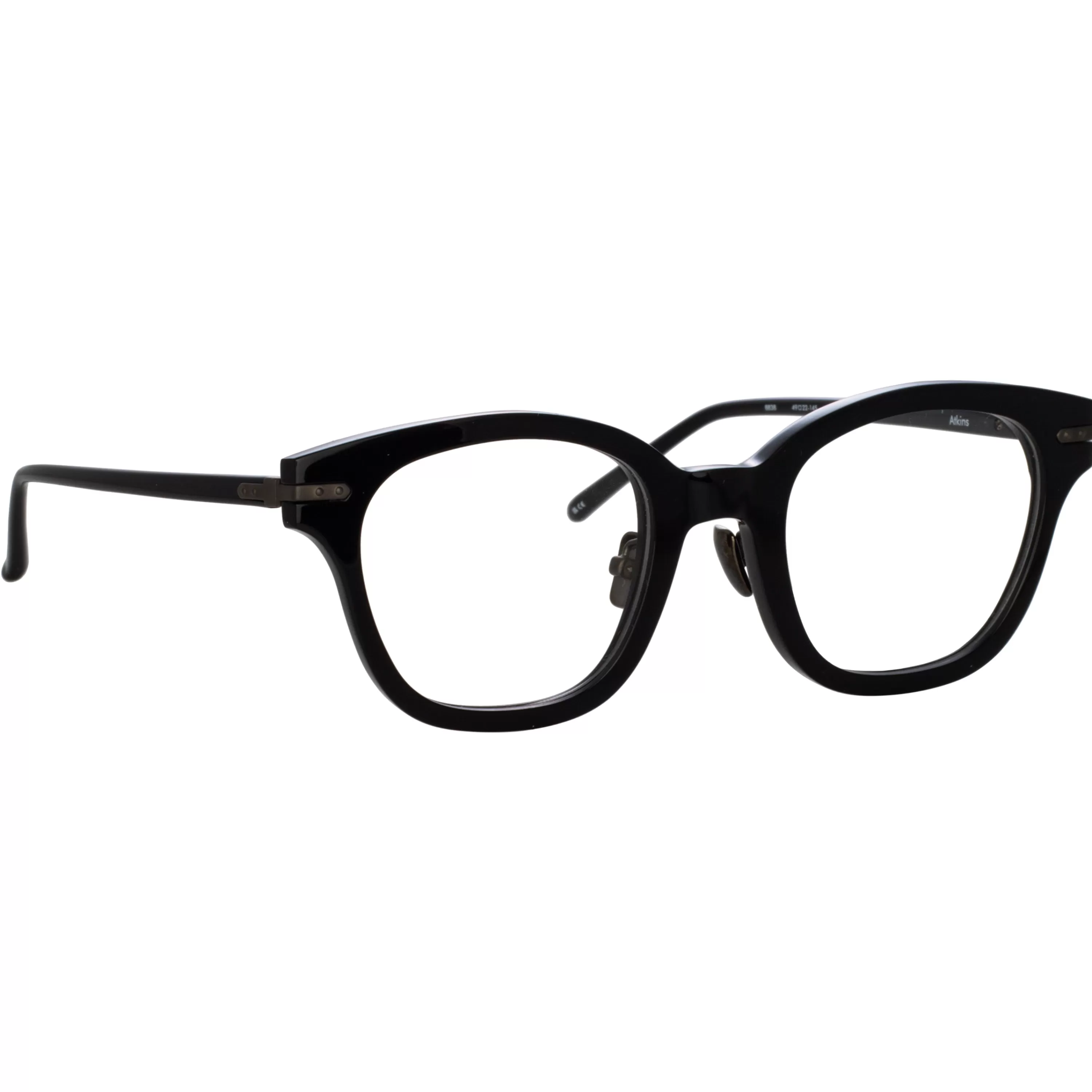 atkins_a_optical_dframe_in_black_asian_fit_2.webp Linda Farrow Linear Atkins A Optical D-Frame in Black (Asian Fit)