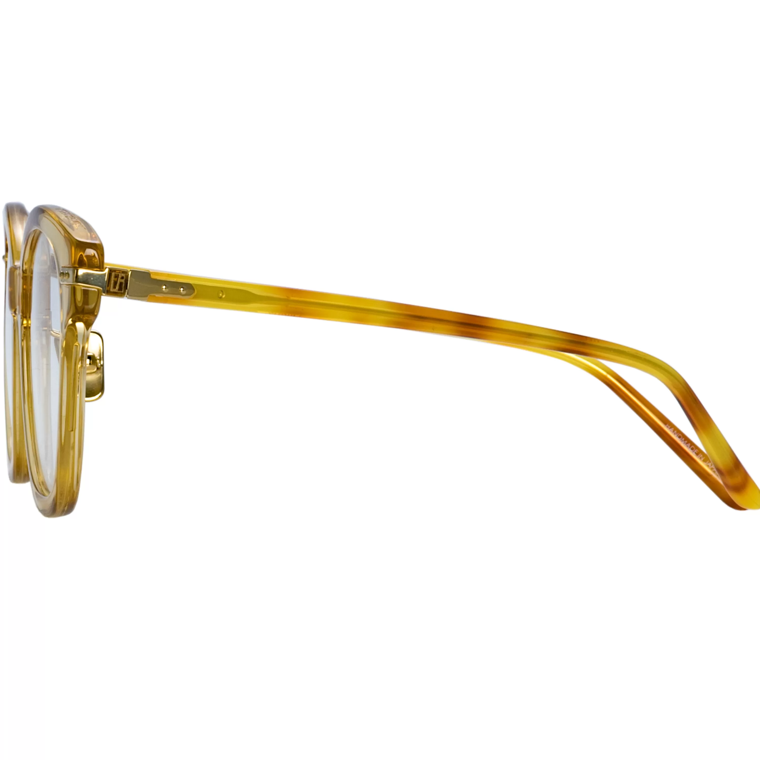 atkins_optical_a_dframe_in_saffron_2.webp Women Linda Farrow Linear Atkins Optical A D-Frame in Saffron