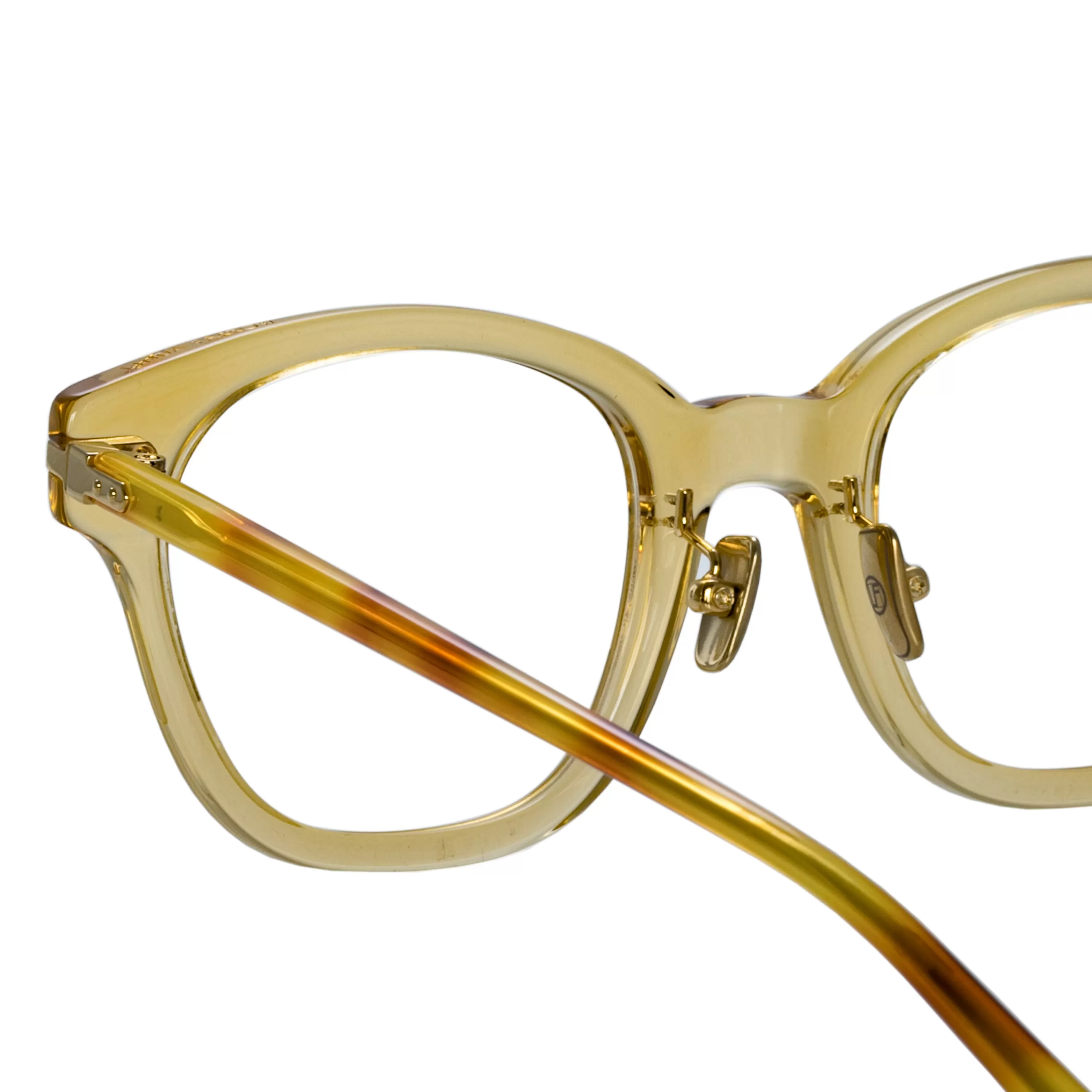 atkins_optical_a_dframe_in_saffron_3.webp Women Linda Farrow Linear Atkins Optical A D-Frame in Saffron