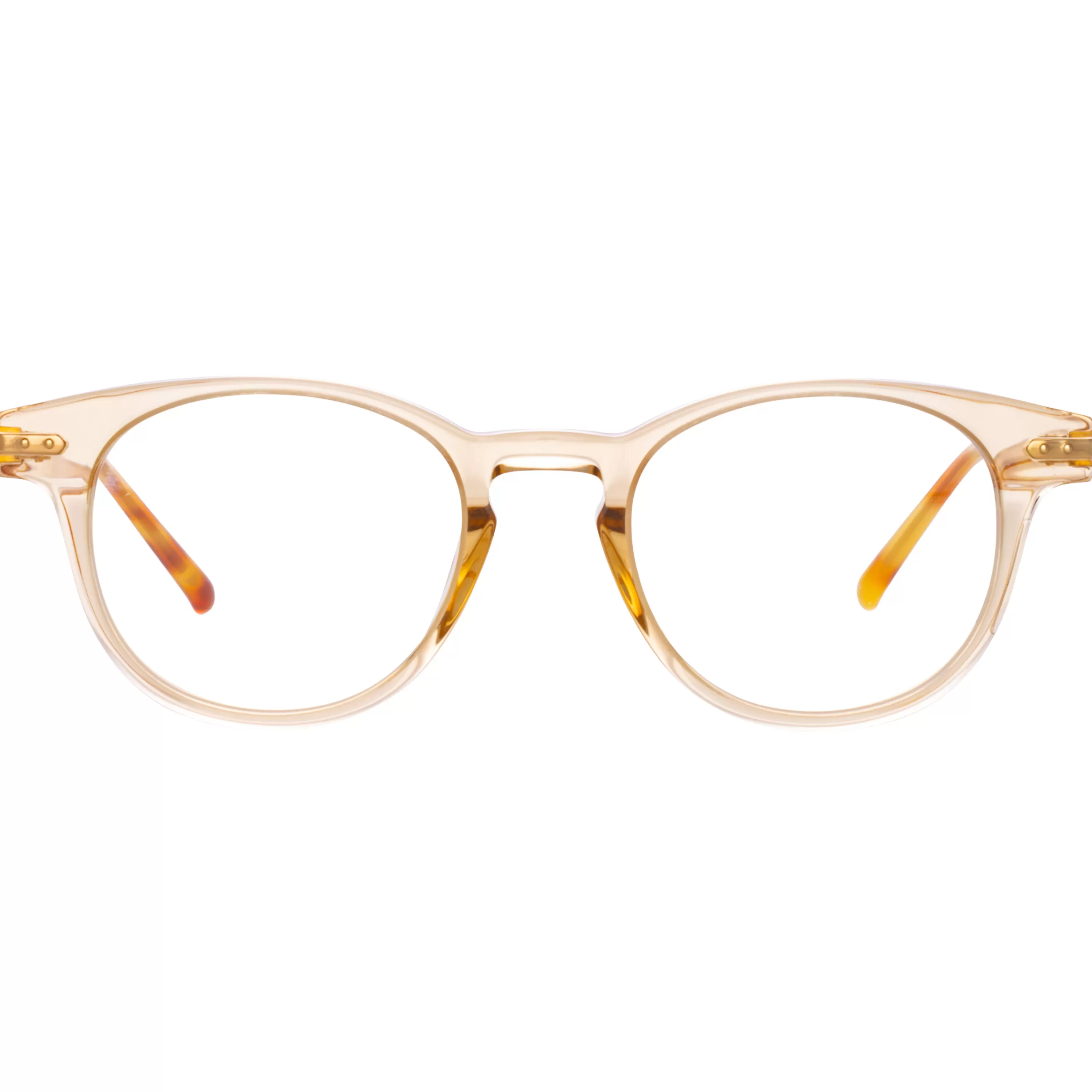 Linda Farrow Bay Optical D-Frame in Saffron