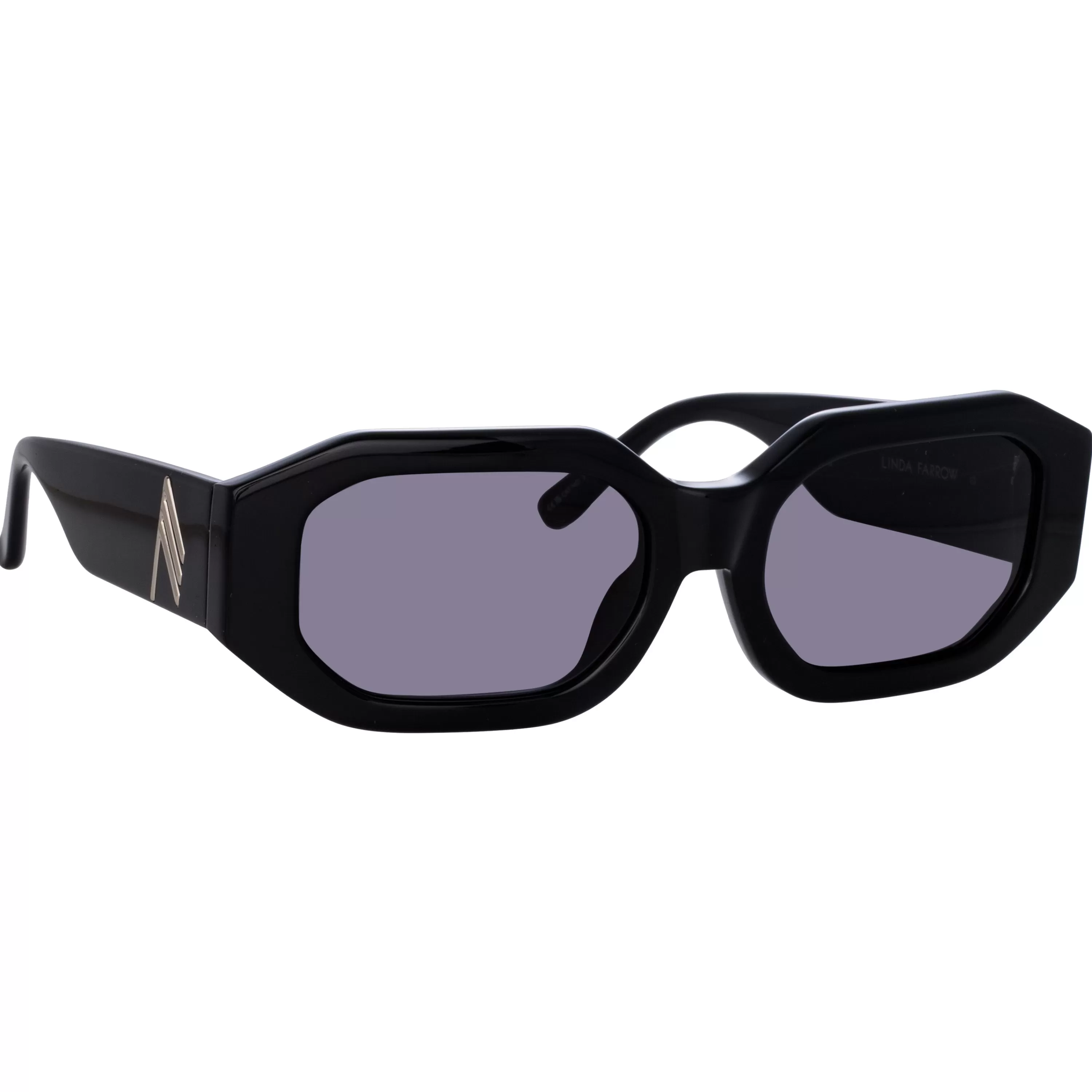 blake_angular_sunglasses_in_black_2.webp LINDA FARROW (U.K.) Blake Angular Sunglasses in Black