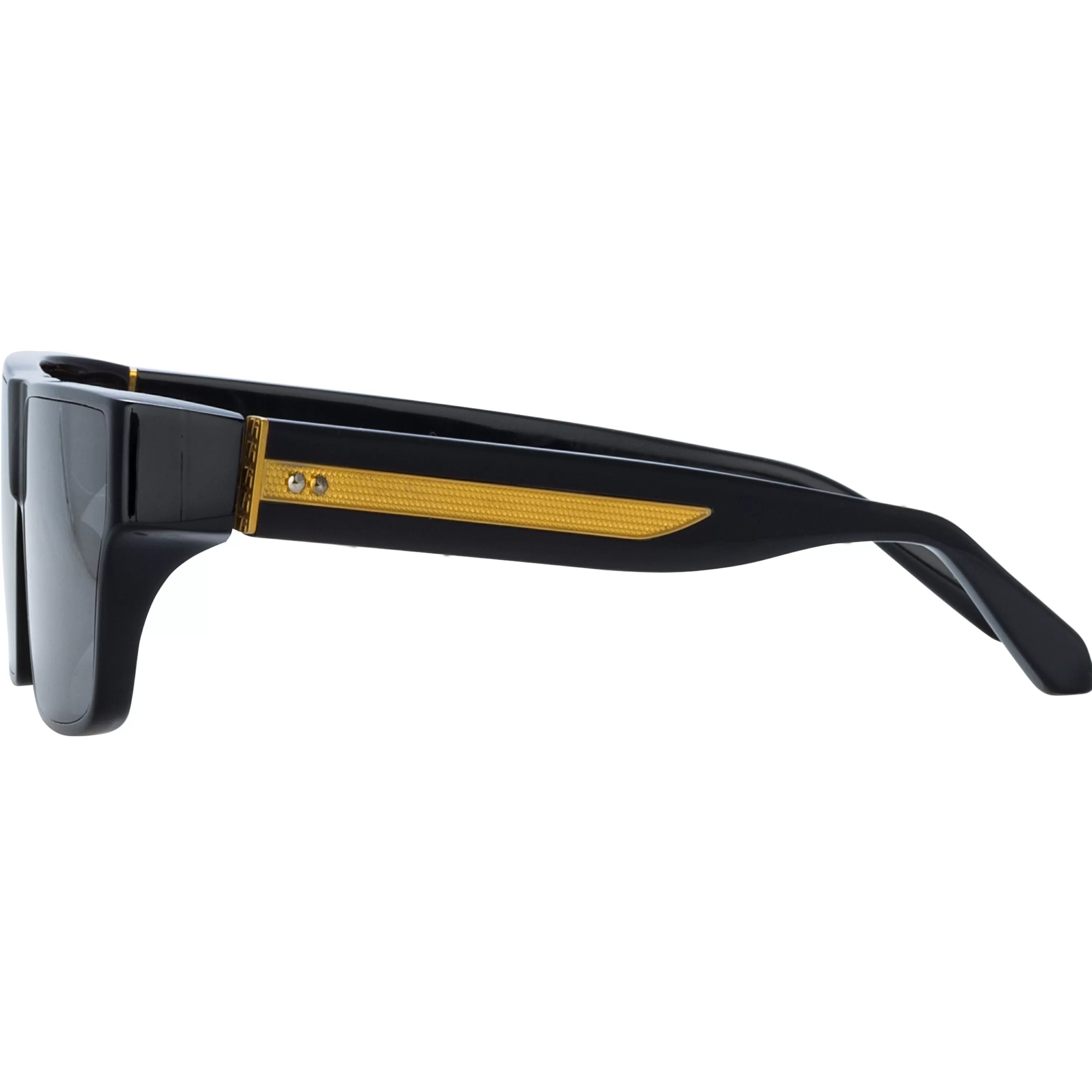 brady_flat_top_sunglasses_in_black_3.webp Women LINDA FARROW (U.K.) Brady Flat Top Sunglasses in Black