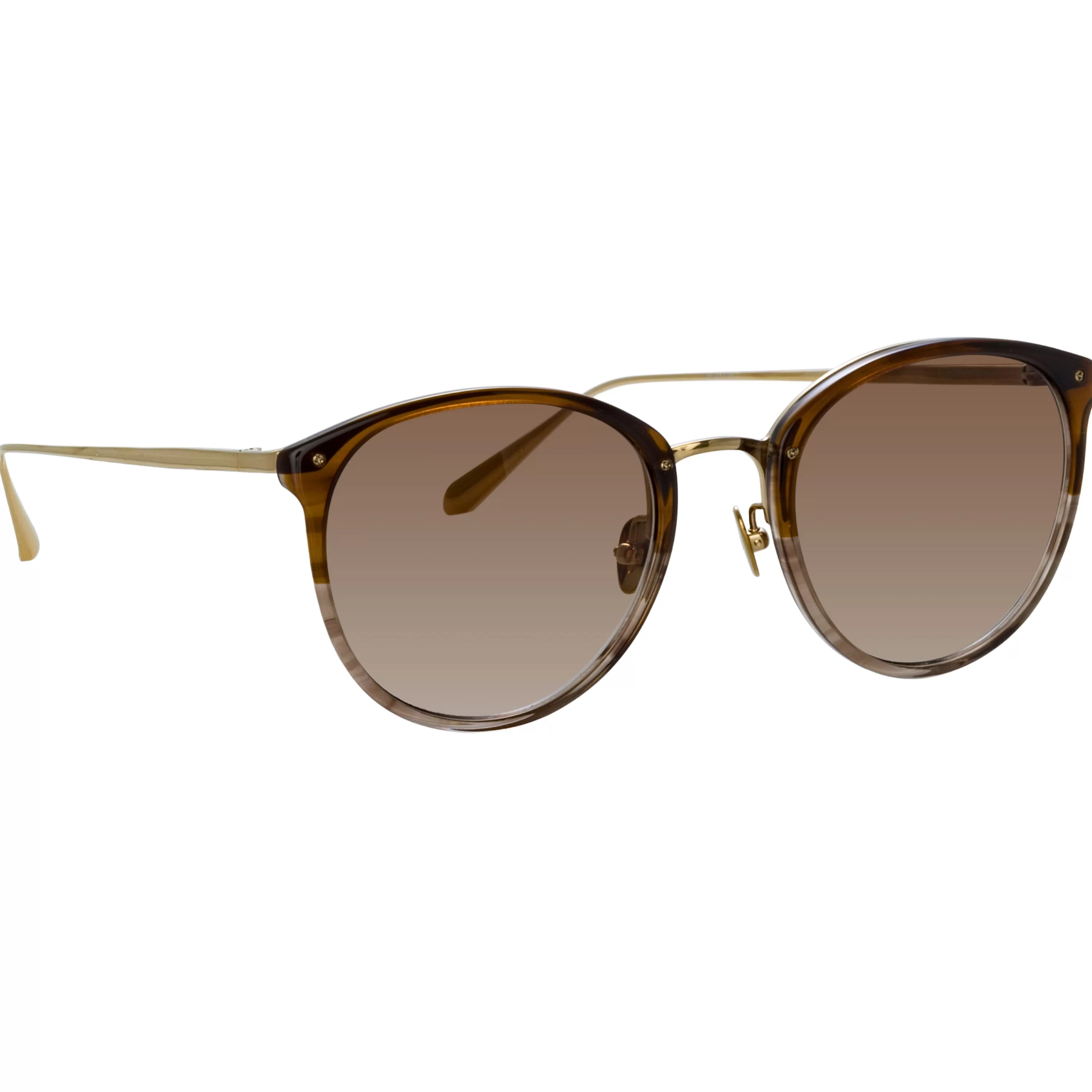 calthorpe_oval_sunglasses_in_caramel_horn_2.webp Women Linda Farrow Calthorpe Oval Sunglasses in Caramel Horn