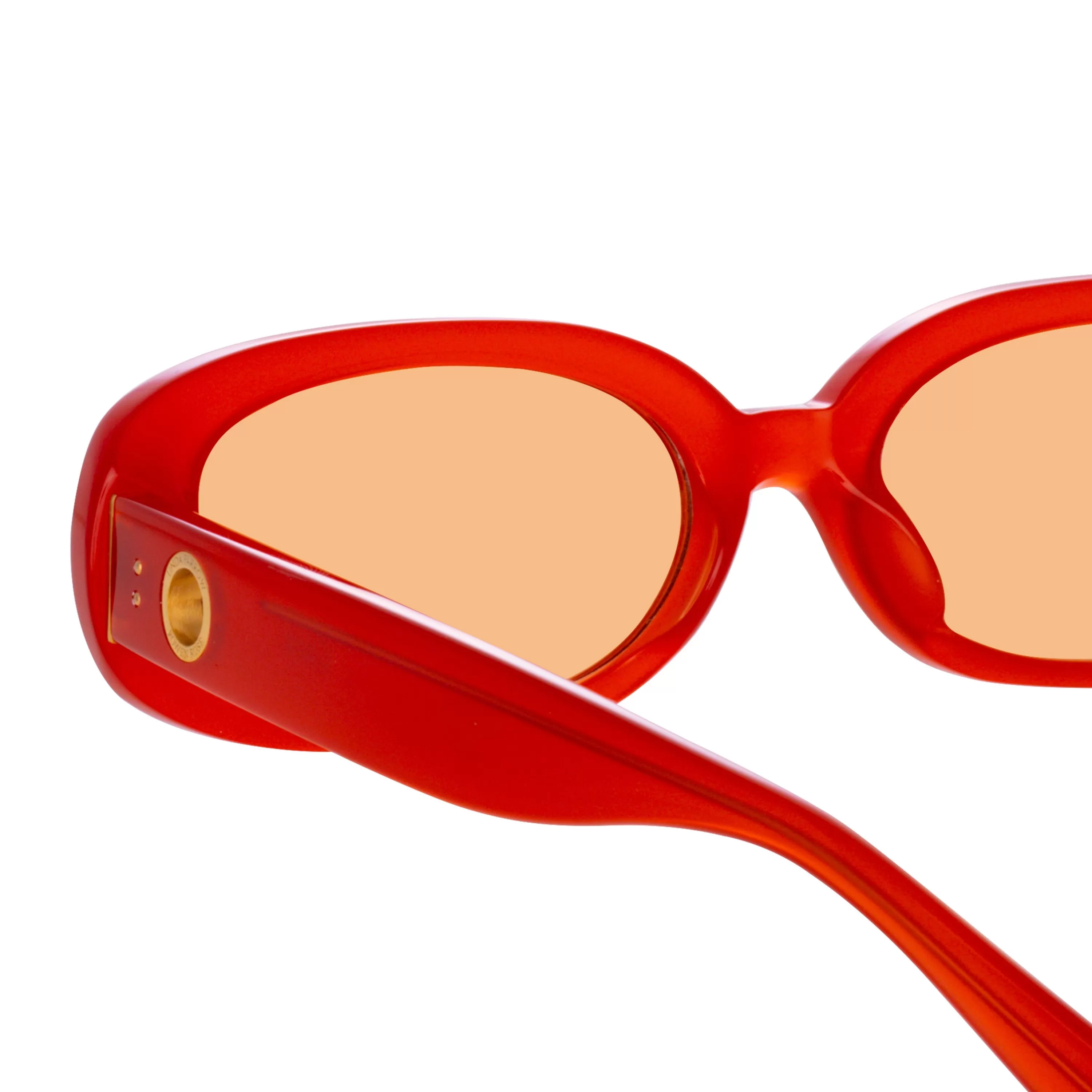 cara_oval_sunglasses_in_terracotta_4.webp LINDA FARROW (U.K.) Cara Oval Sunglasses in Terracotta
