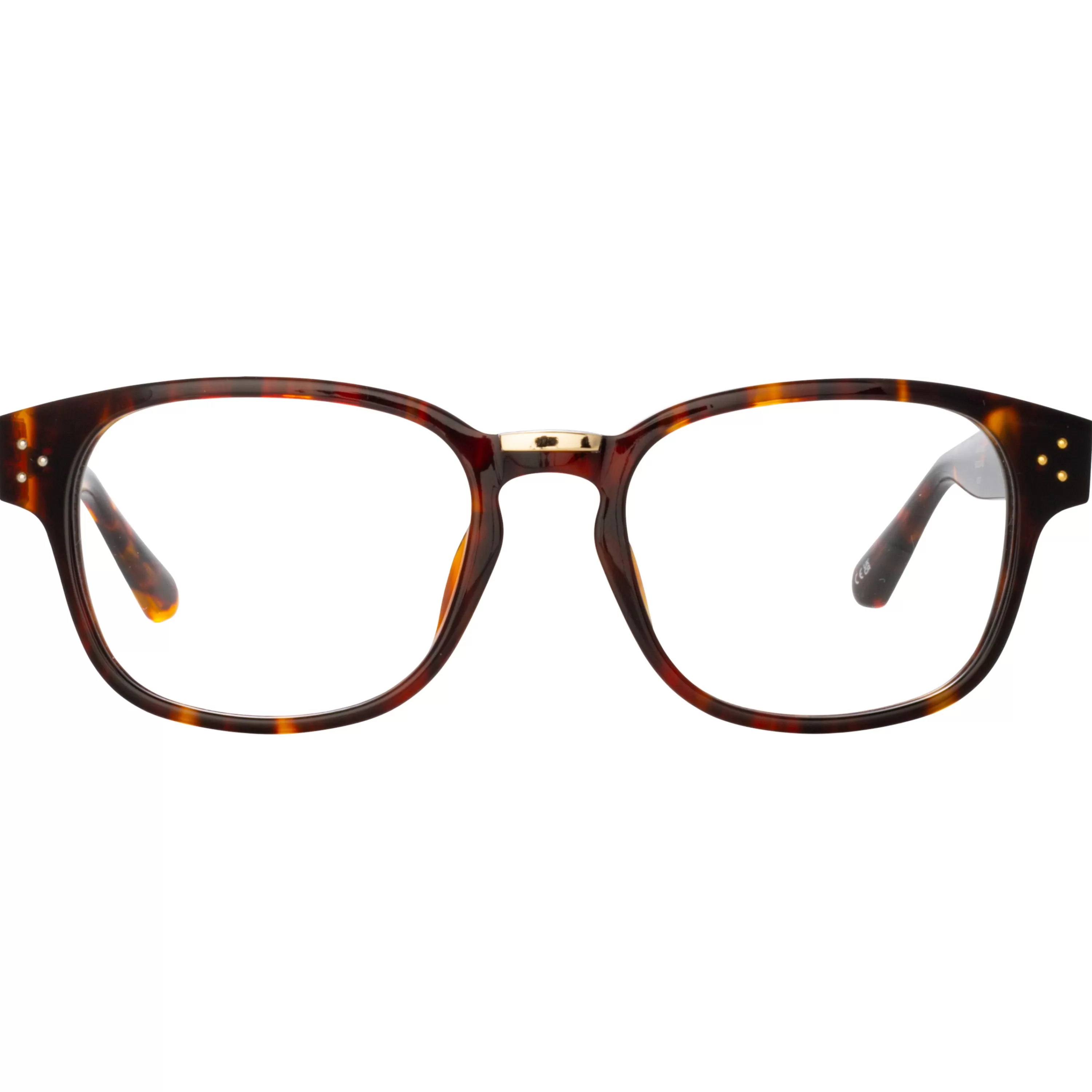 Women LINDA FARROW (U.K.) Carlos Optical D-Frame in Tortoiseshell