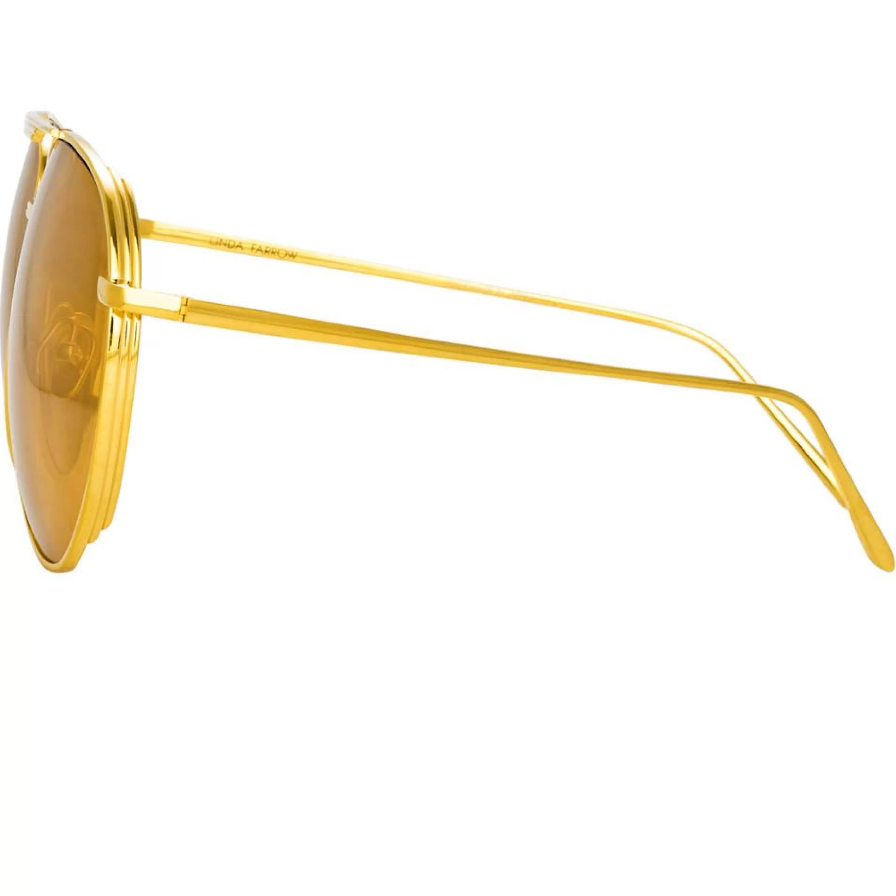 carter_aviator_sunglasses_in_yellow_gold_2.webp Linda Farrow Carter Aviator Sunglasses in Yellow Gold