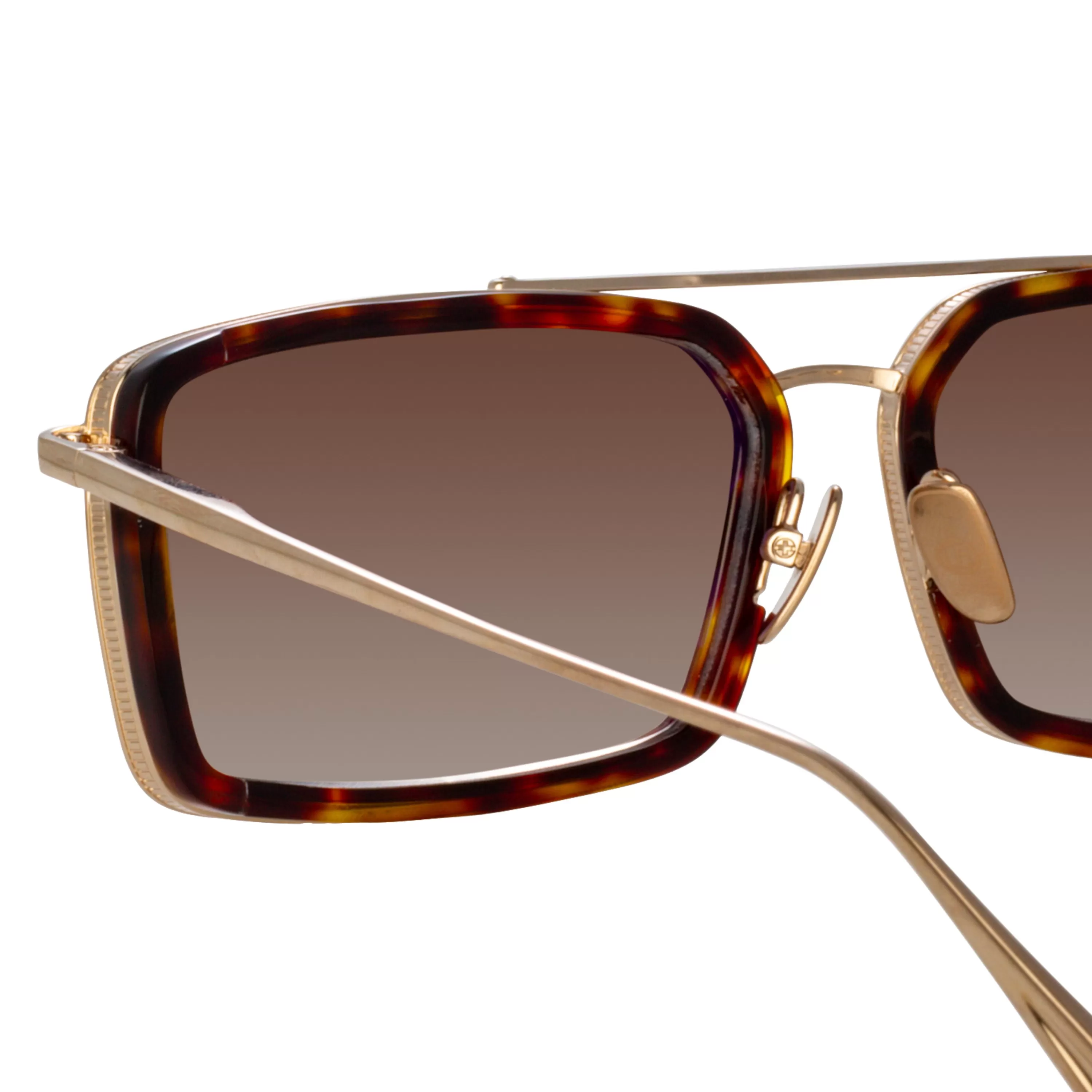 cassia_rectangular_sunglasses_in_light_gold_4.webp Women LINDA FARROW (U.K.) Cassia Rectangular Sunglasses in Light Gold