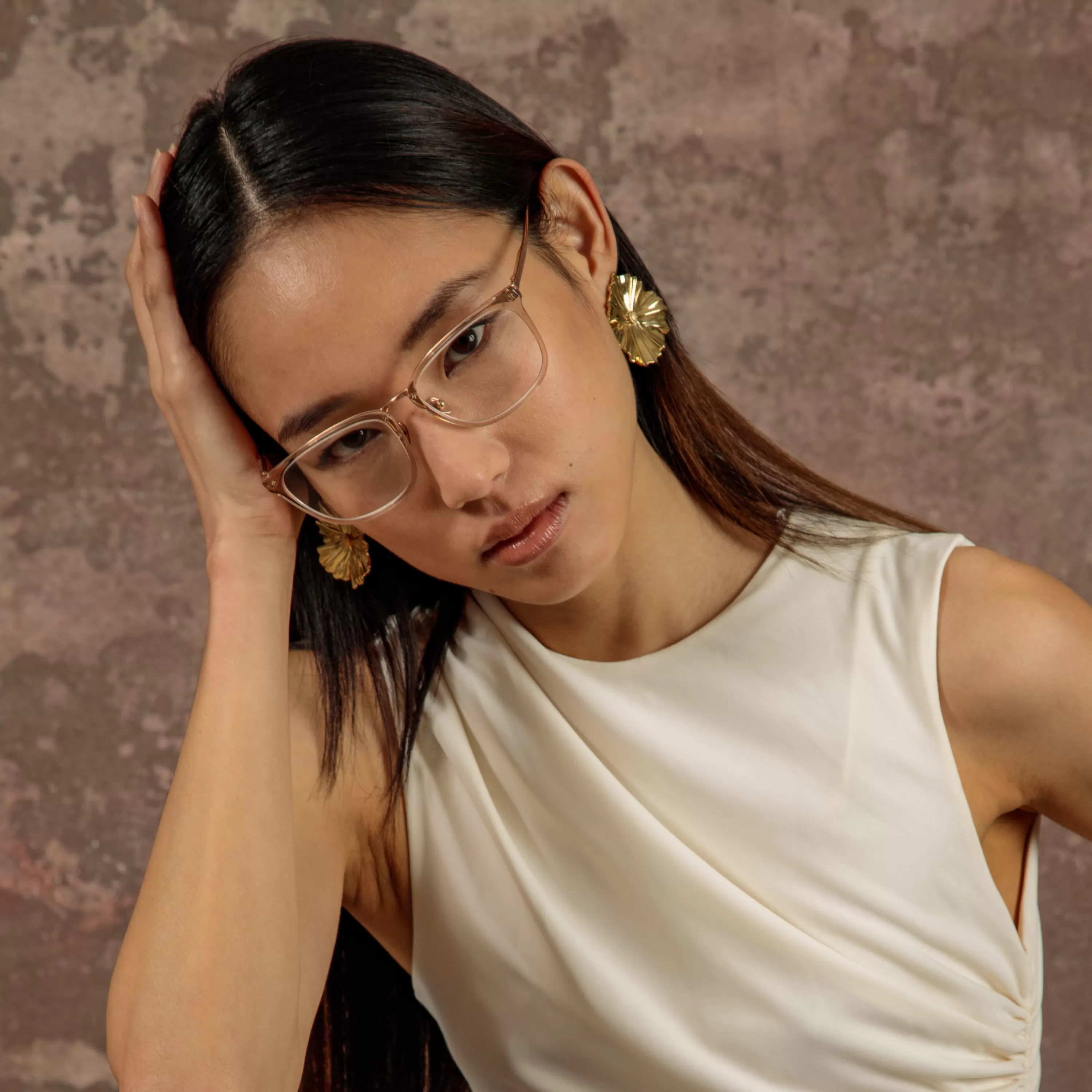 cassin_optical_dframe_in_ash_5.webp Women LINDA FARROW (U.K.) Cassin Optical D-Frame in Ash
