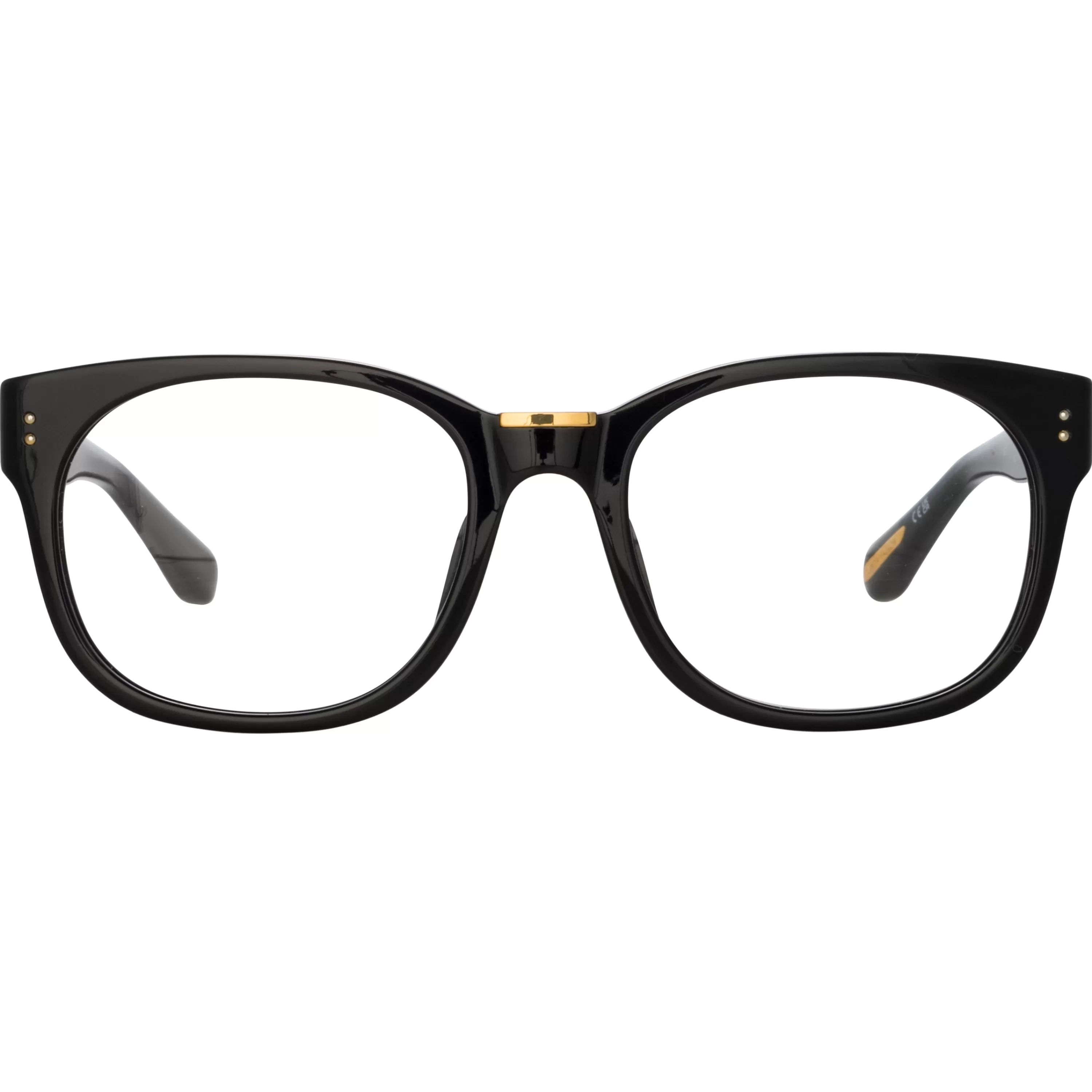 Women LINDA FARROW (U.K.) Cedric Rectangular Optical Frames in Black