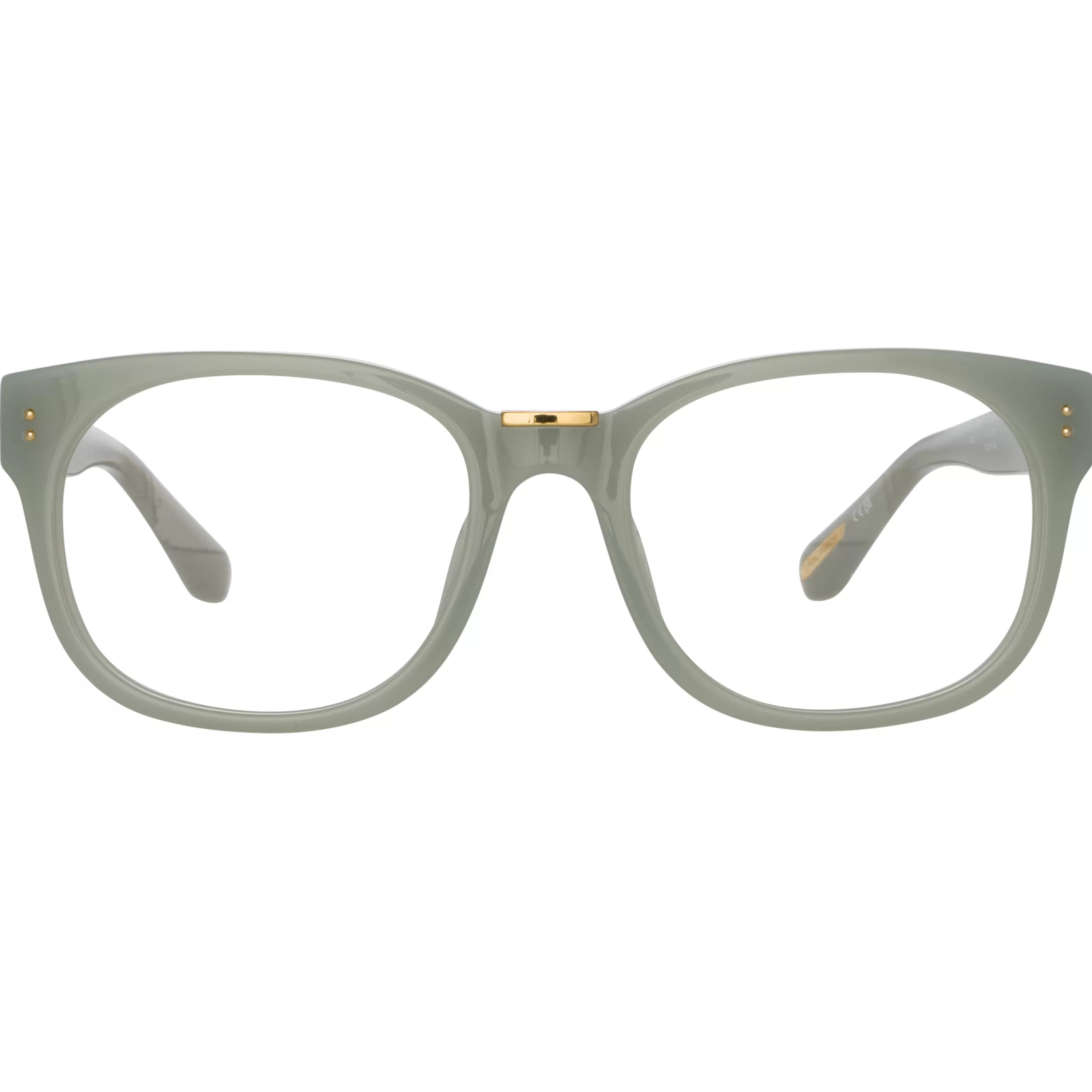 Women LINDA FARROW (U.K.) Cedric Rectangular Optical Frames in Steel