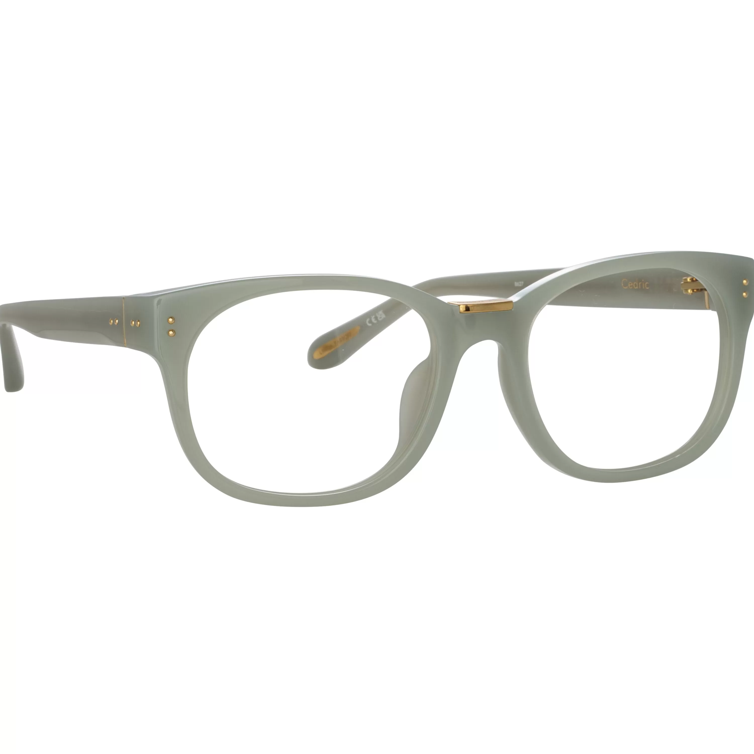 cedric_rectangular_optical_frames_in_steel_2.webp Women LINDA FARROW (U.K.) Cedric Rectangular Optical Frames in Steel