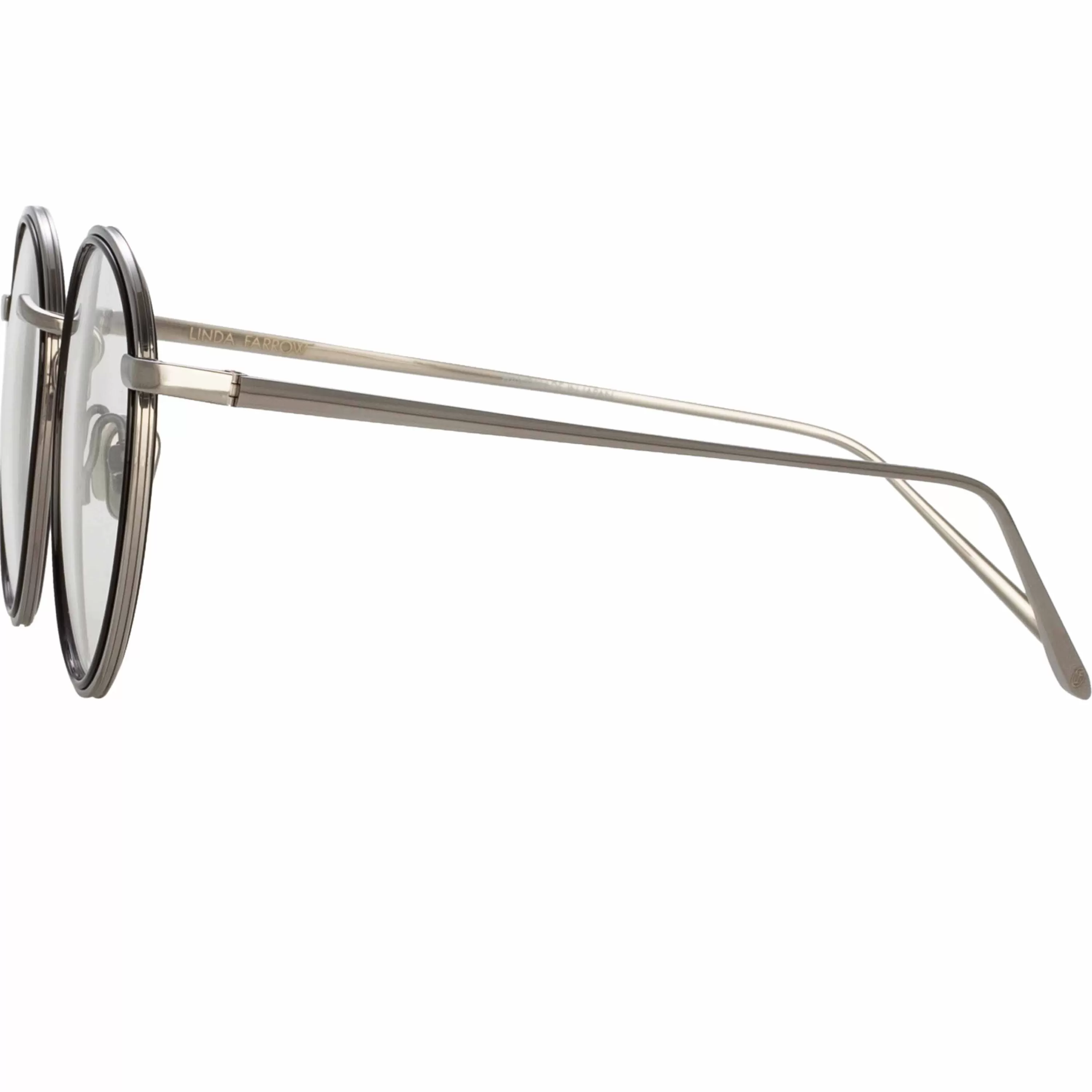 comer_optical_oval_frame_in_white_gold_3.webp LINDA FARROW (U.K.) Comer Optical Oval Frame in White Gold