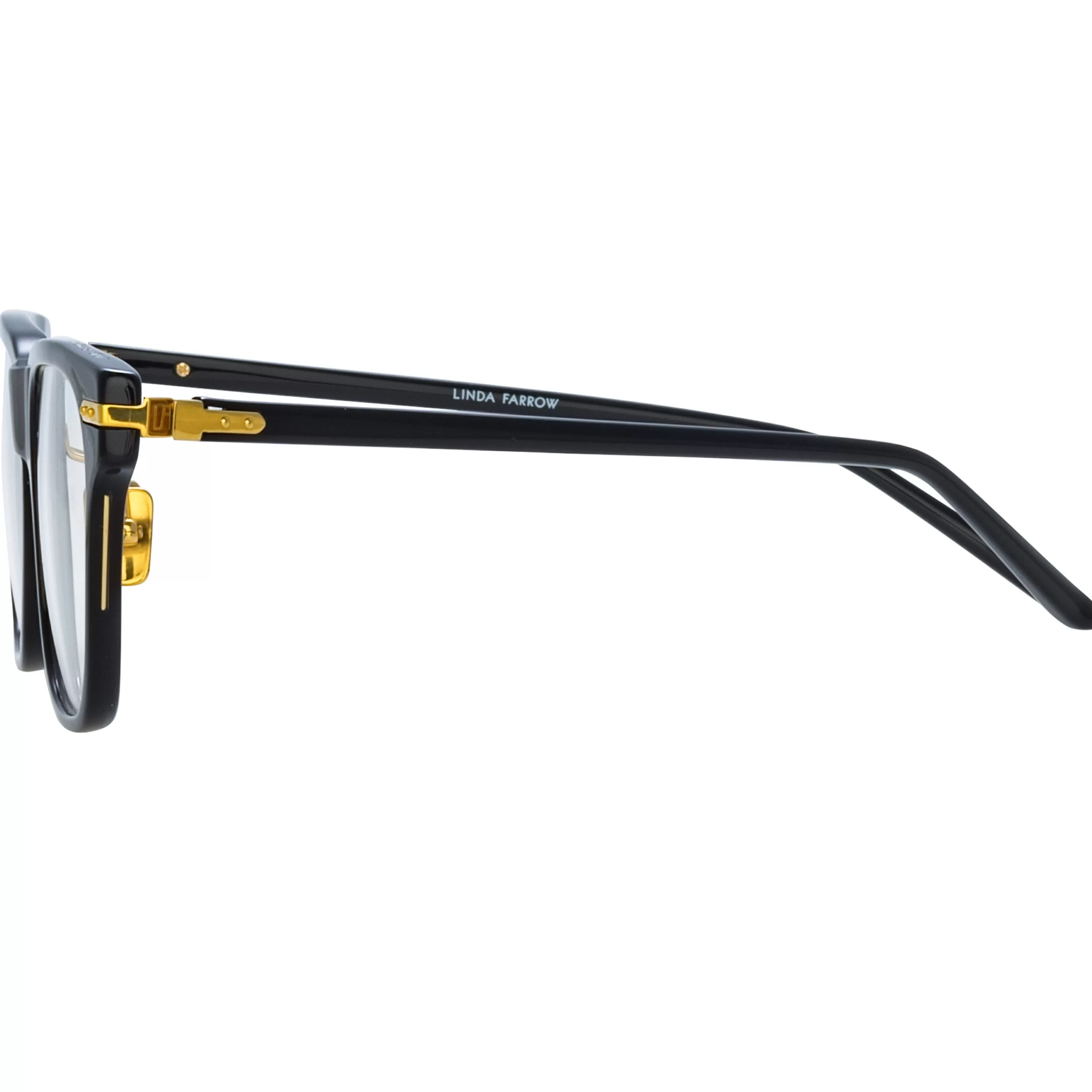 cove_optical_dframe_in_black_asian_fit_3.webp Women Linda Farrow Cove Optical D-Frame in Black (Asian Fit)