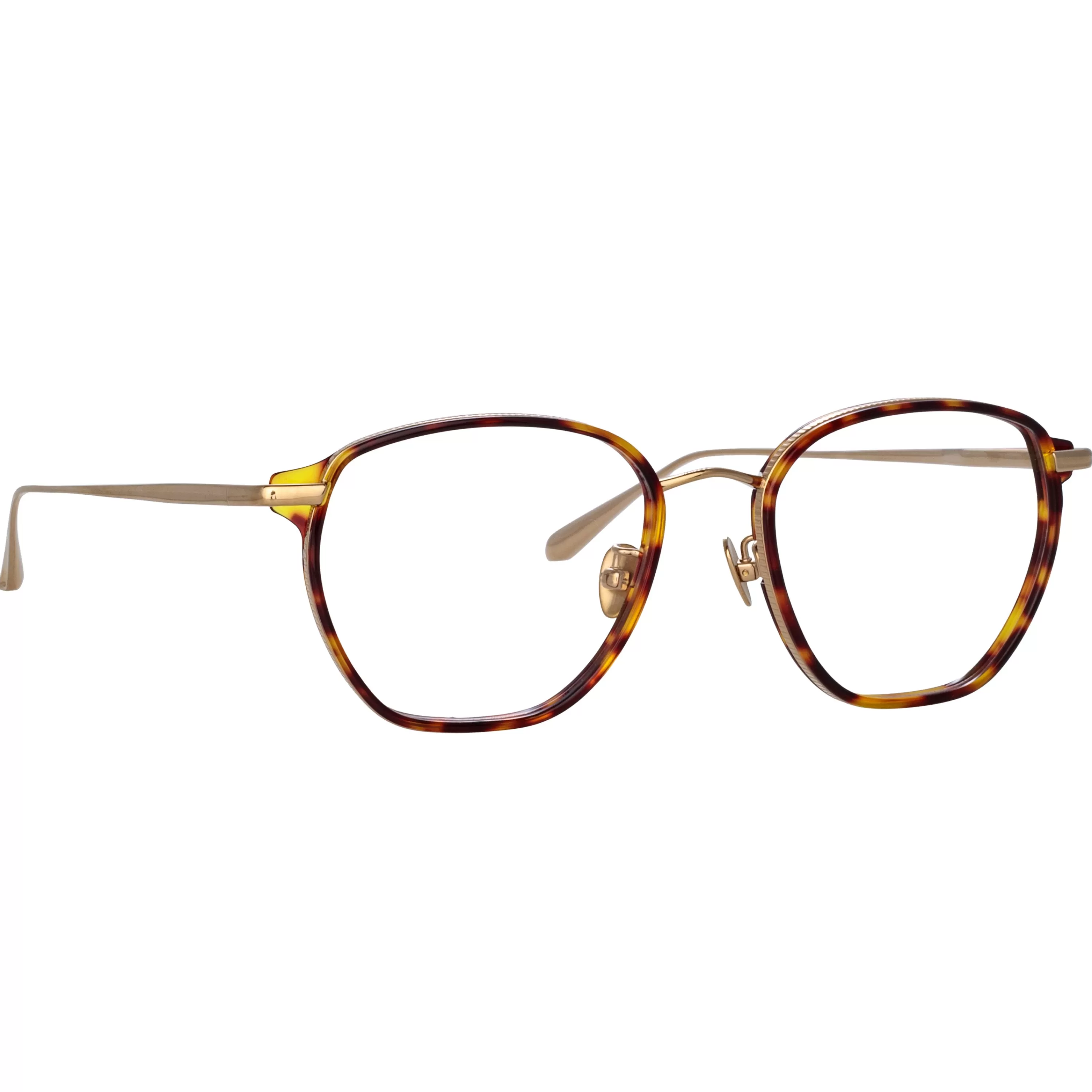 Women LINDA FARROW (U.K.) Danilo Angular Optical Frame in Light Gold