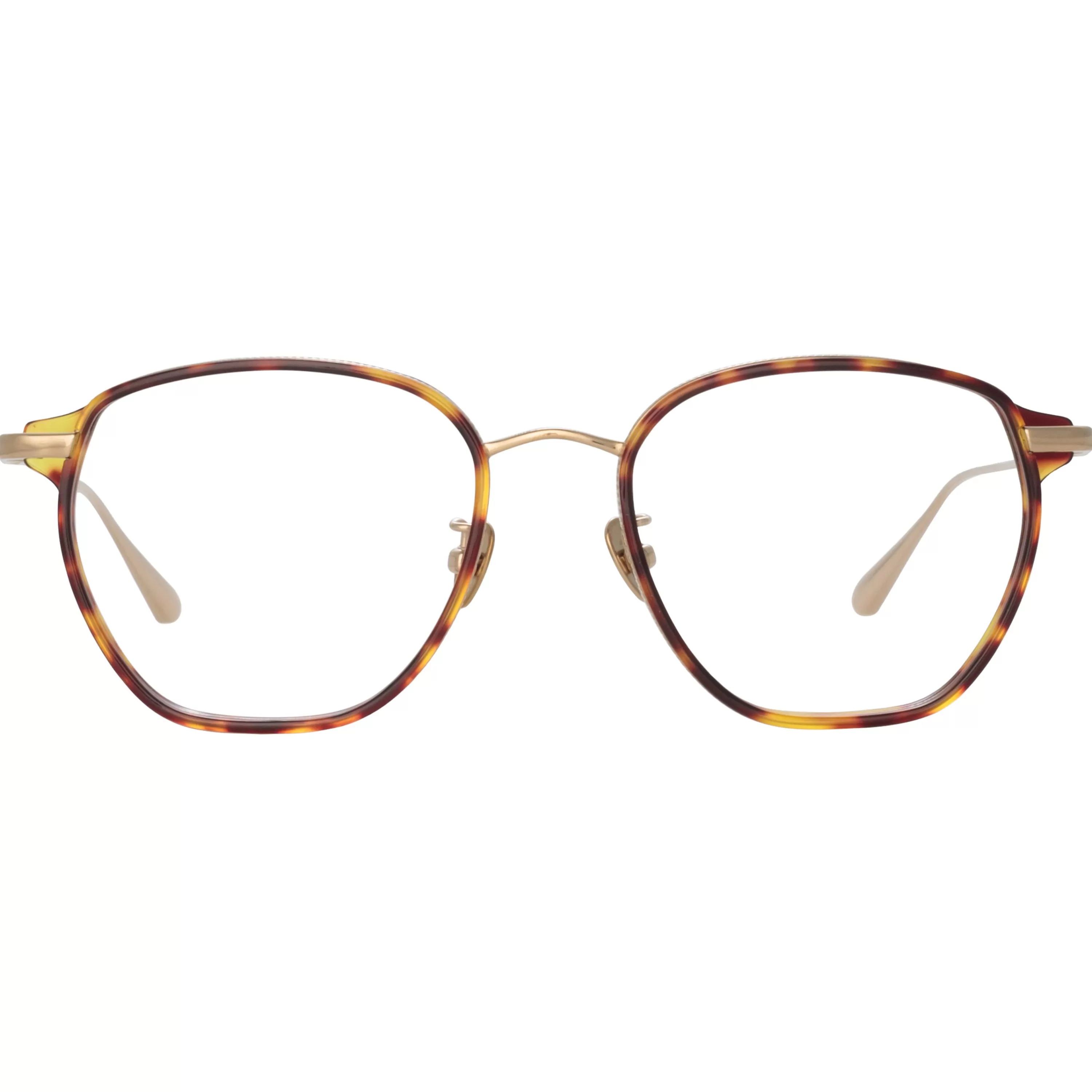Women LINDA FARROW (U.K.) Danilo Angular Optical Frame in Light Gold