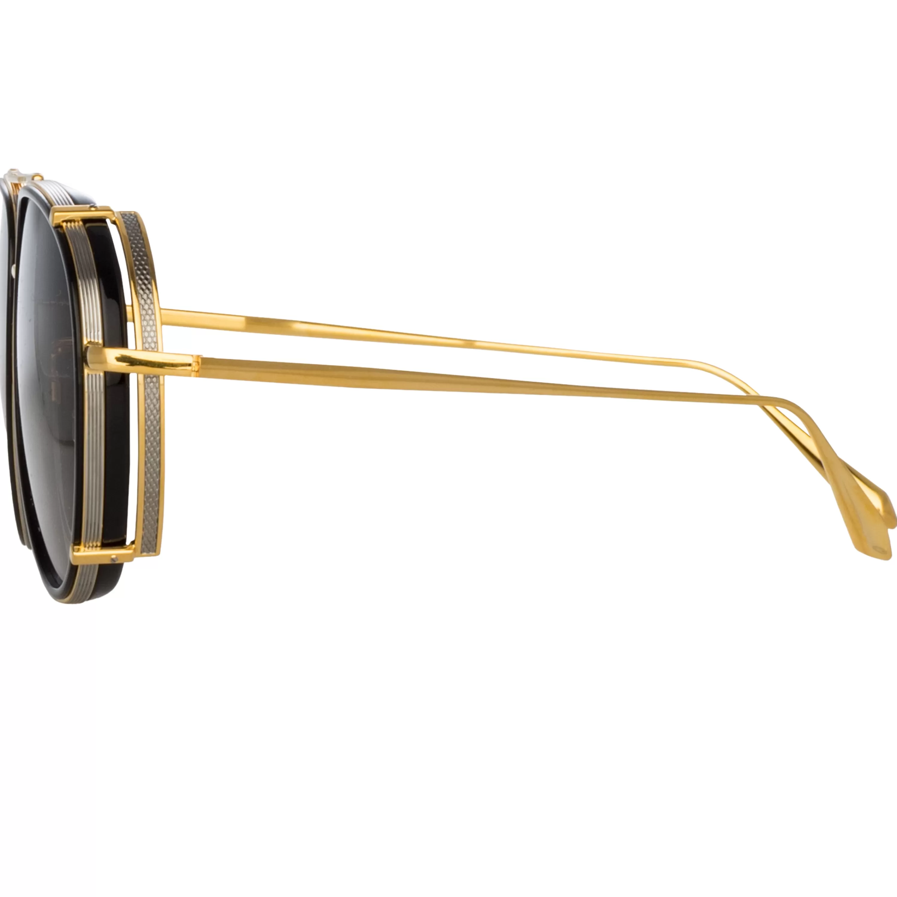 dimitri_aviator_sunglasses_in_yellow_gold_2.webp Women LINDA FARROW (U.K.) Dimitri Aviator Sunglasses in Yellow Gold