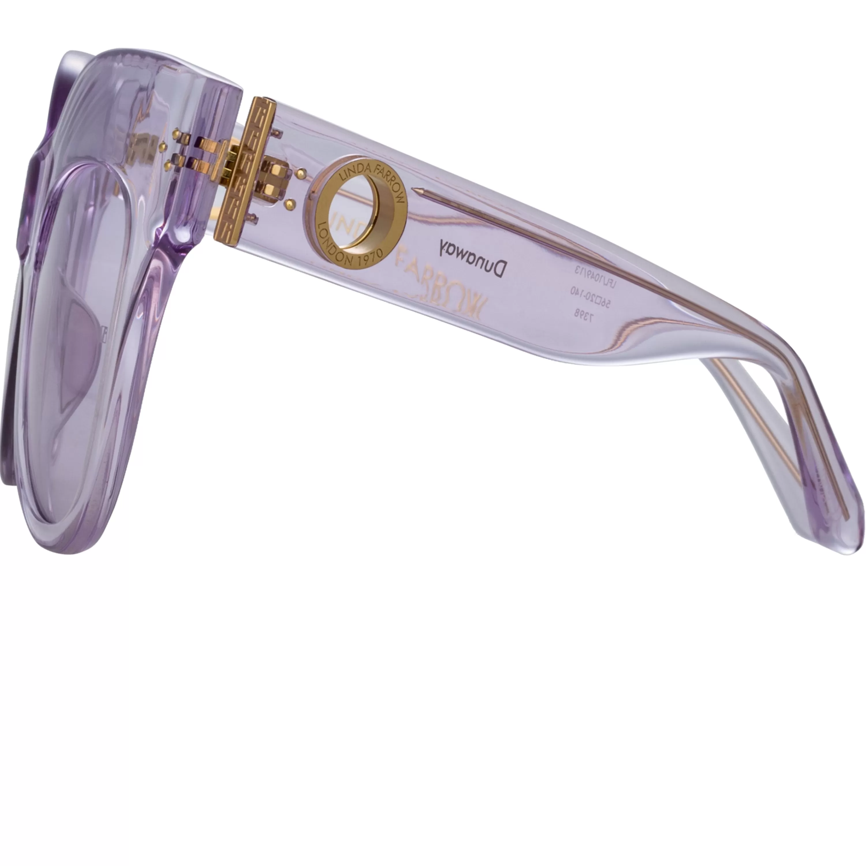 dunaway_oversized_sunglasses_in_lilac_3.webp Linda Farrow Dunaway Oversized Sunglasses in Lilac