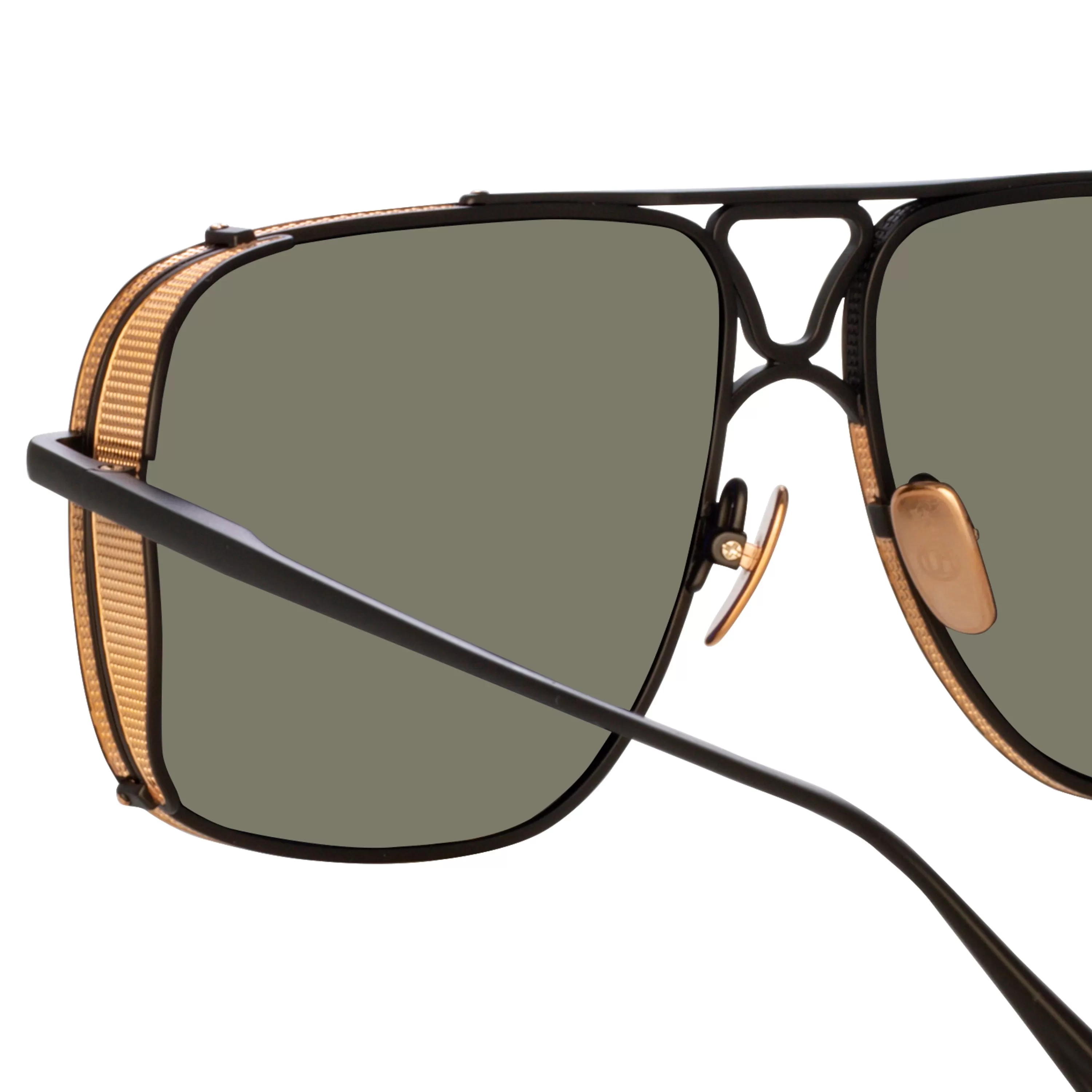 enzo_aviator_sunglasses_in_nickel_3.webp Women LINDA FARROW (U.K.) Enzo Aviator Sunglasses in Nickel
