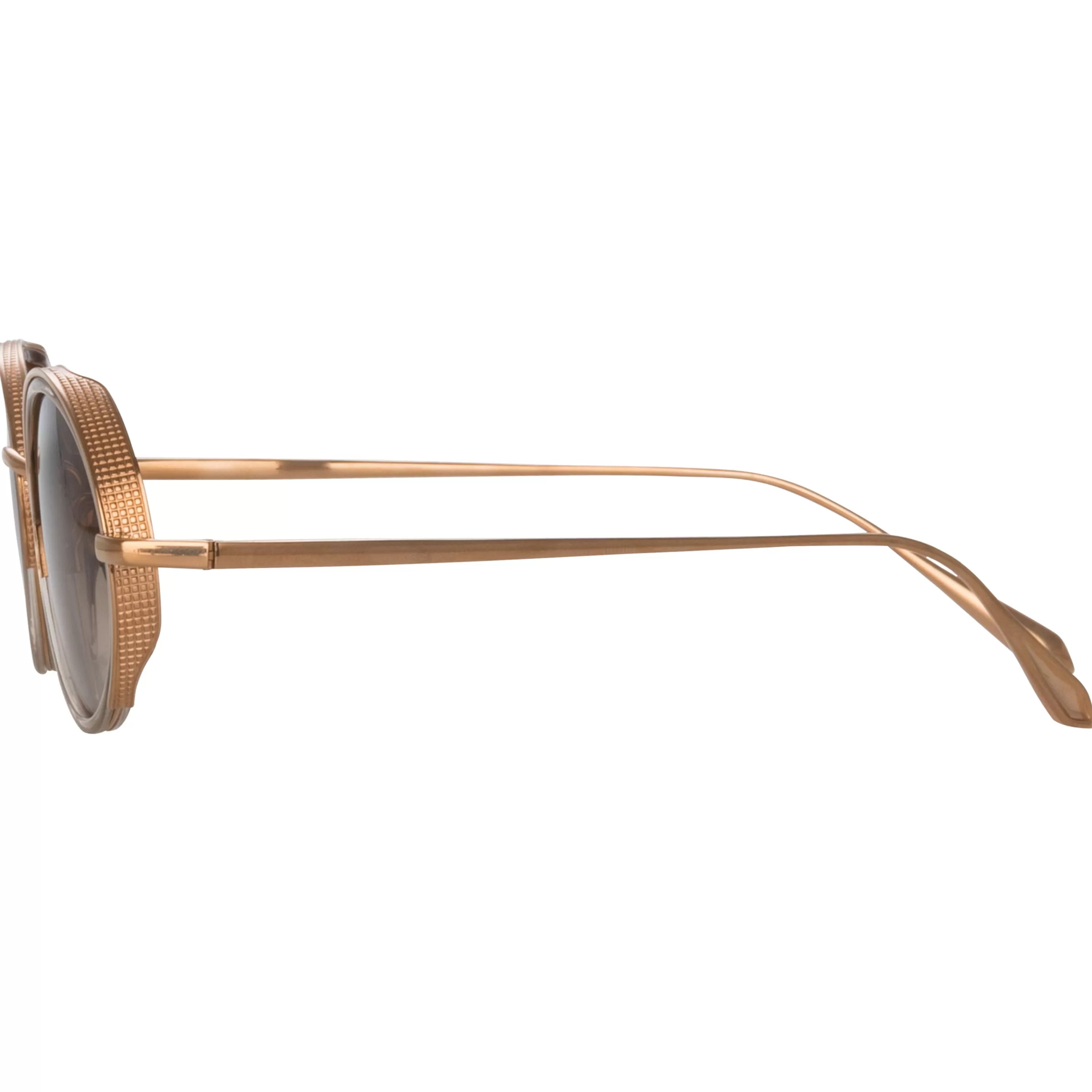 finn_oval_sunglasses_in_rose_gold_3.webp Women LINDA FARROW (U.K.) Finn Oval Sunglasses in Rose Gold