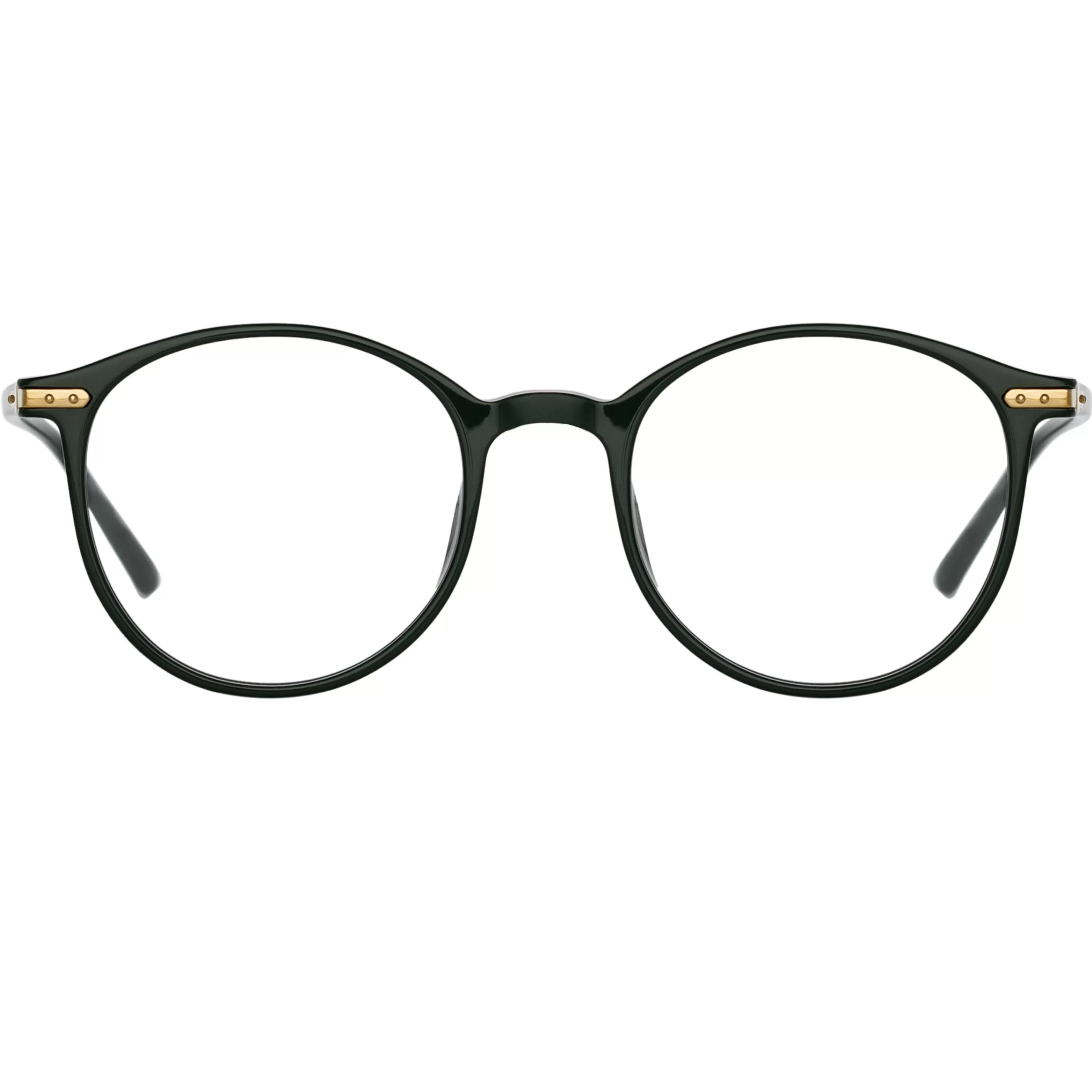 LINDA FARROW (U.K.) Forster Oval Optical Frame in Green