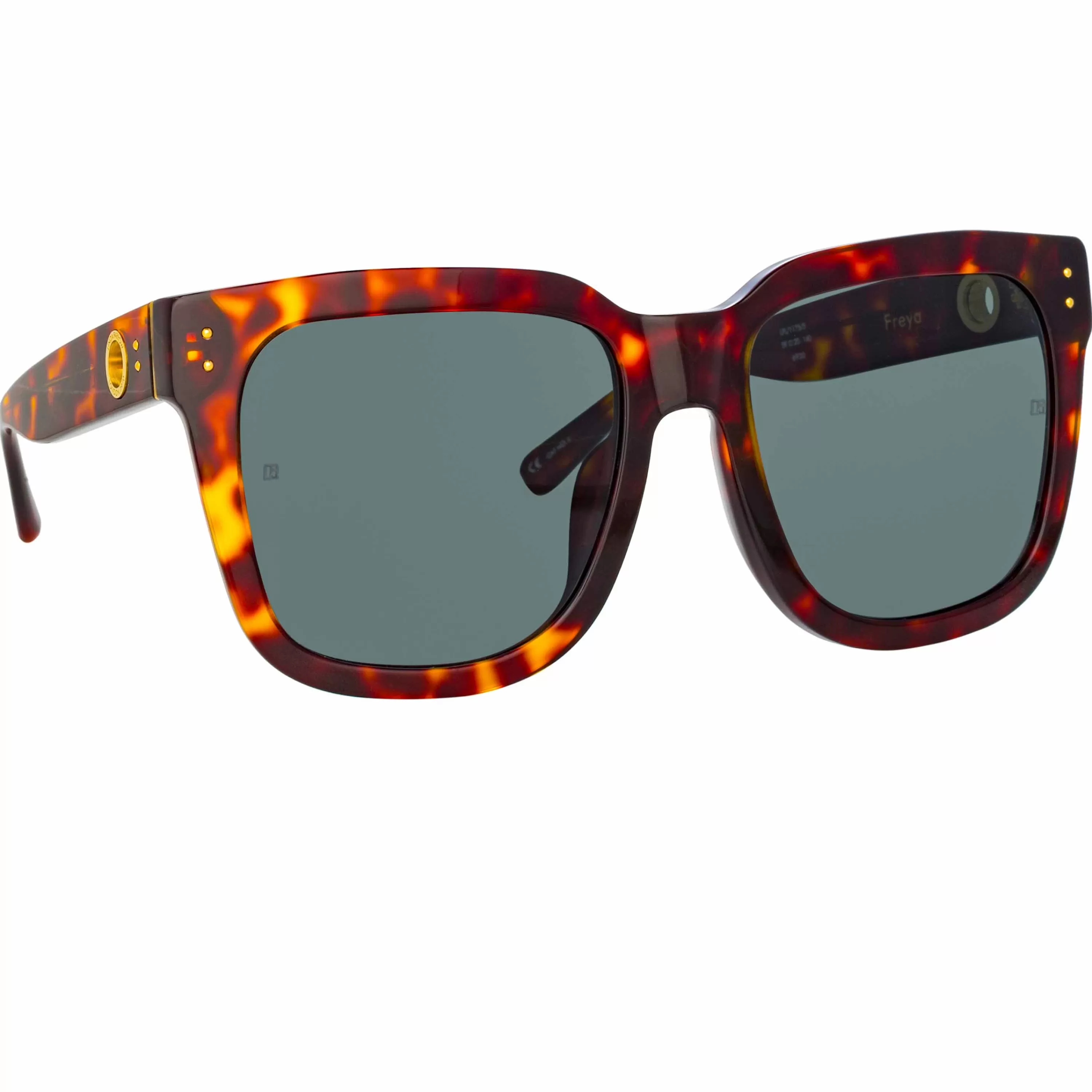 freya_square_sunglasses_in_tortoiseshell_2.webp Women LINDA FARROW (U.K.) Freya Square Sunglasses in Tortoiseshell