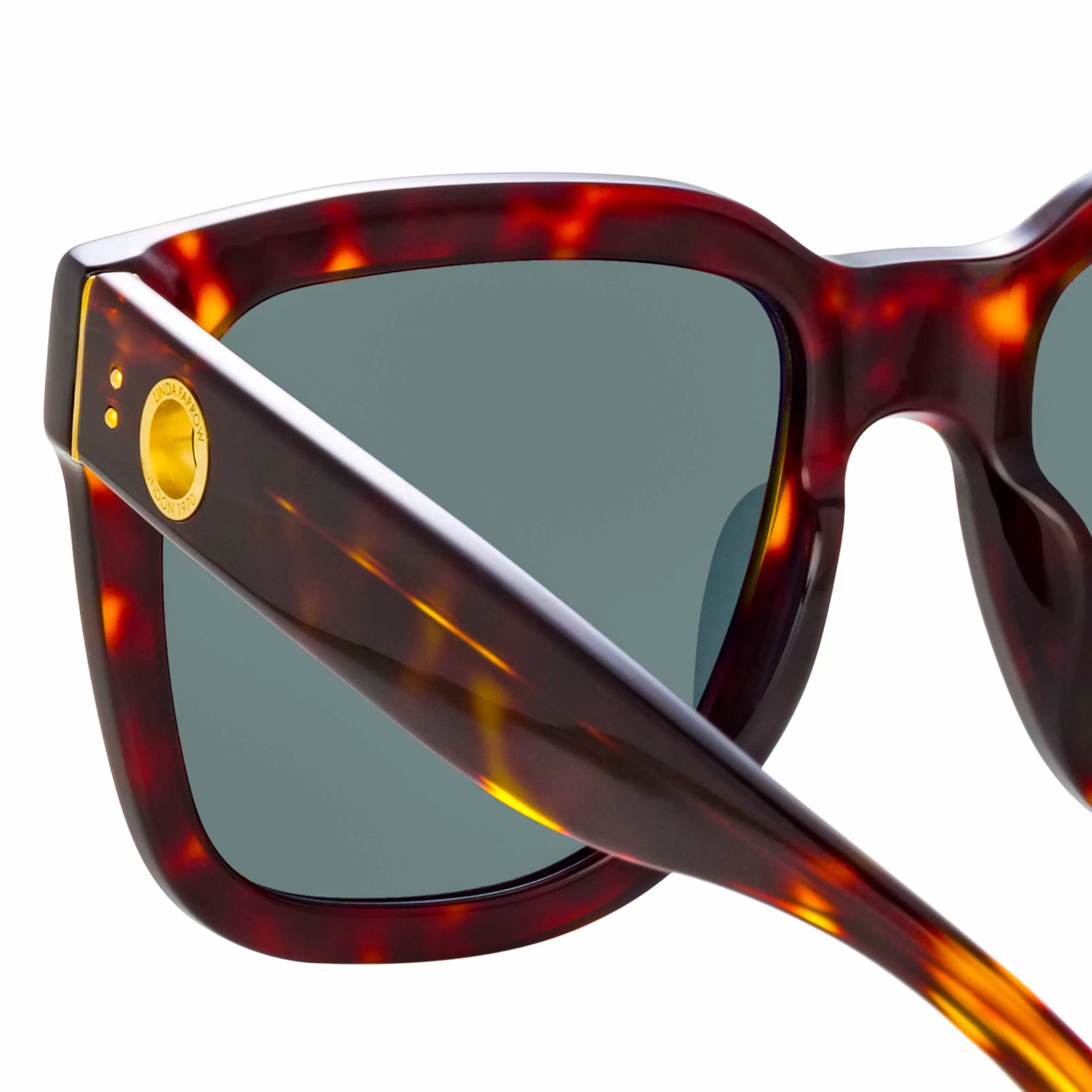freya_square_sunglasses_in_tortoiseshell_4.webp Women LINDA FARROW (U.K.) Freya Square Sunglasses in Tortoiseshell