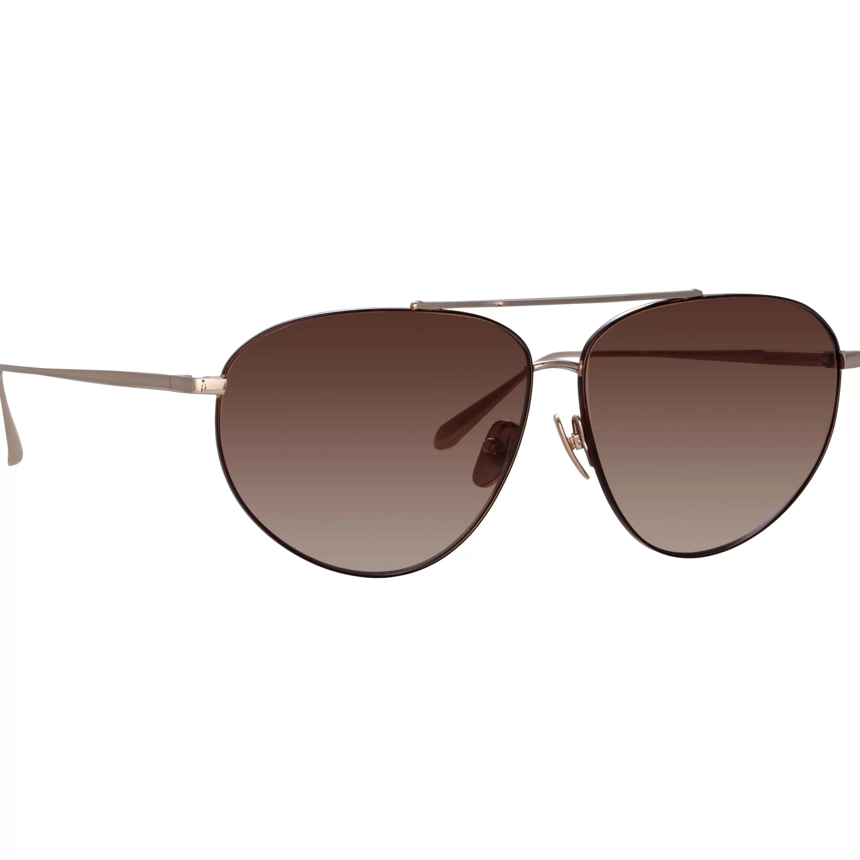 gabriel_oversized_sunglasses_in_light_gold_2.webp LINDA FARROW (U.K.) Gabriel Oversized Sunglasses in Light Gold