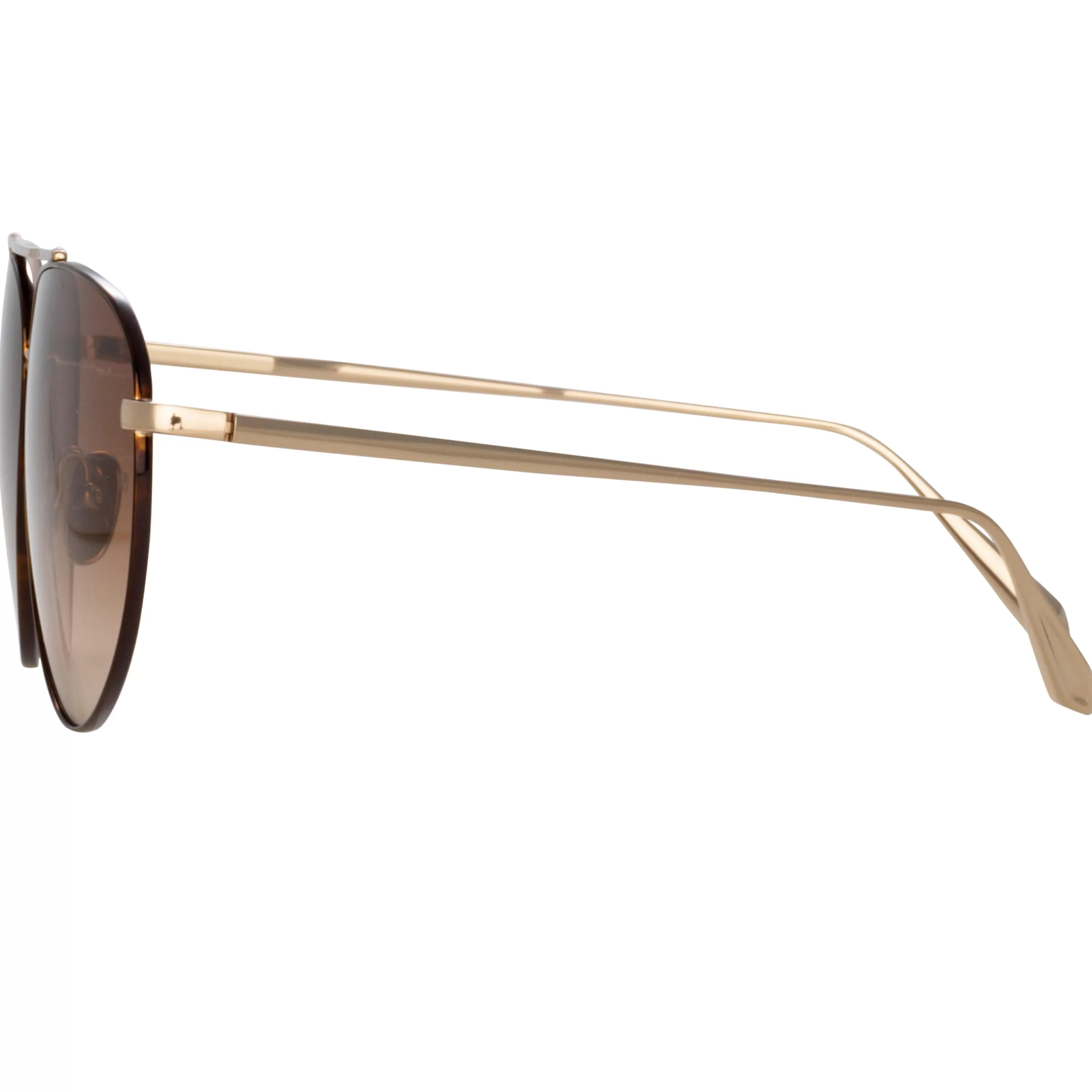 gabriel_oversized_sunglasses_in_light_gold_3.webp LINDA FARROW (U.K.) Gabriel Oversized Sunglasses in Light Gold