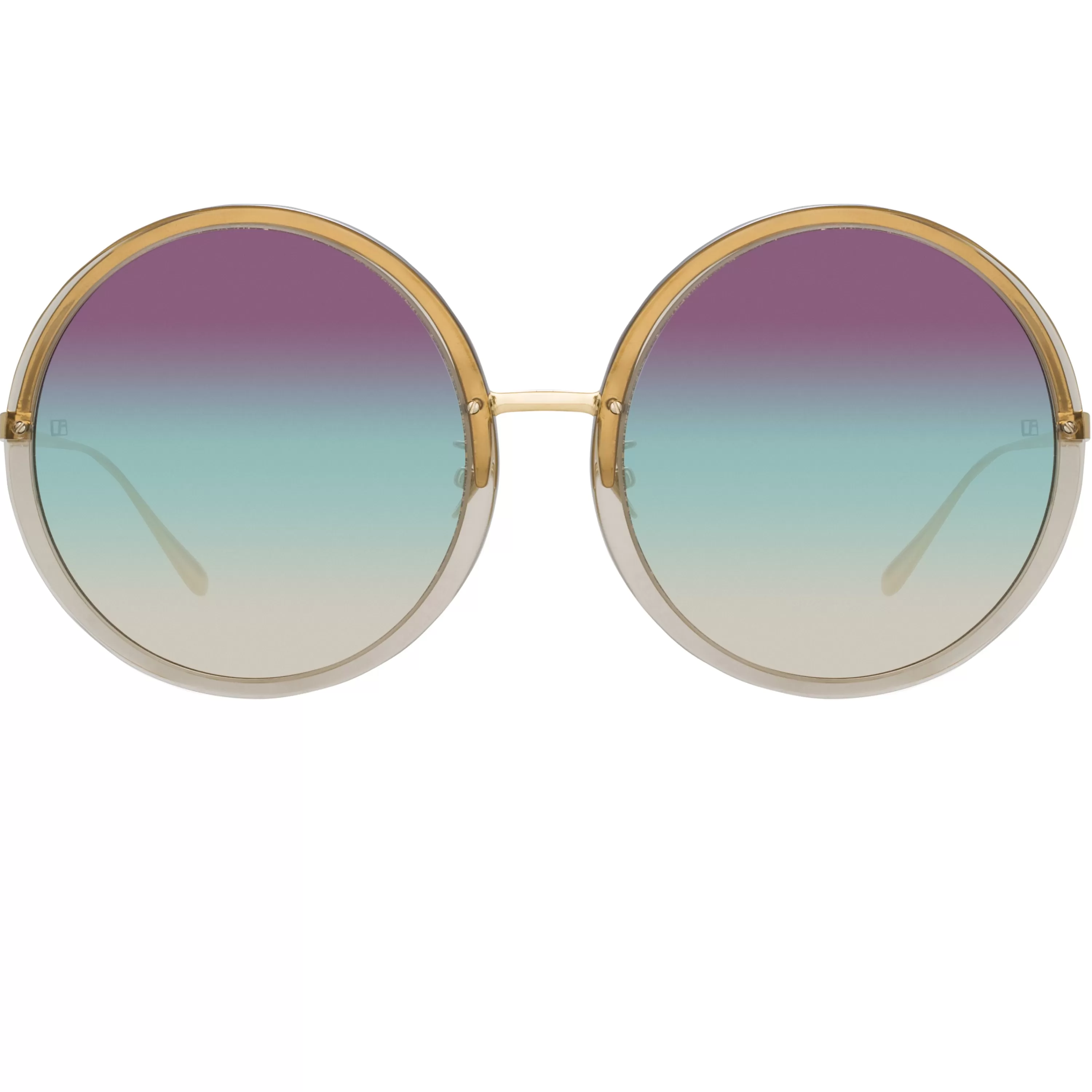 Linda Farrow Kew Oversized Sunglasses in Truffle