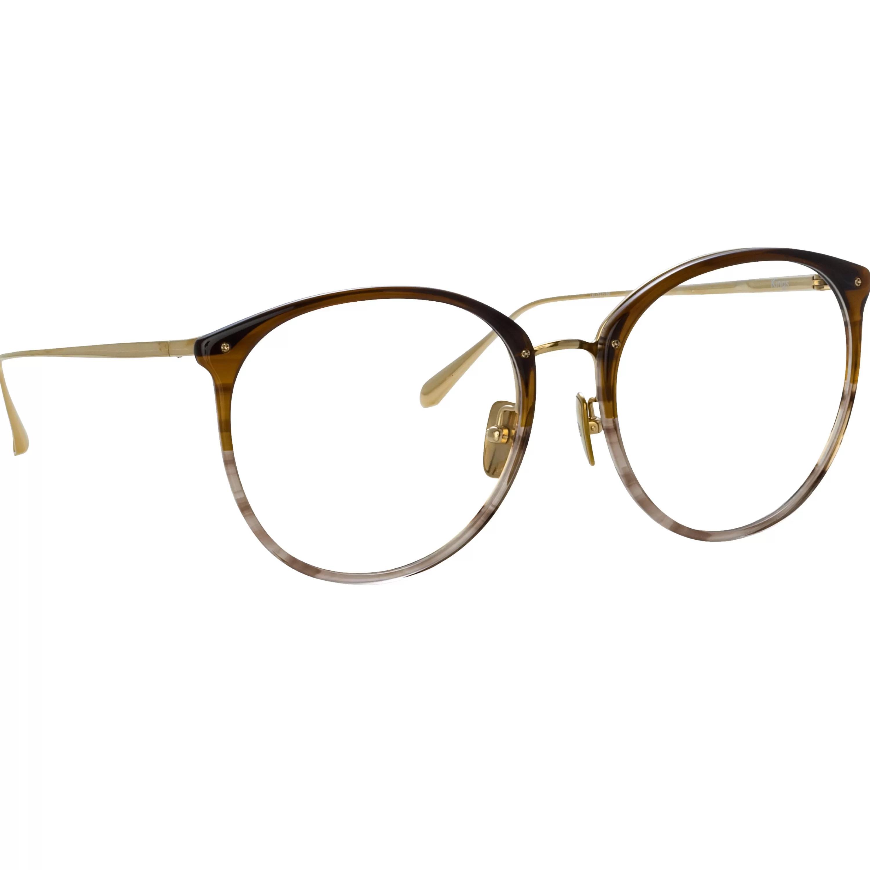 kings_oversized_optical_frame_in_caramel_horn_2.webp Women Linda Farrow Kings Oversized Optical Frame in Caramel Horn