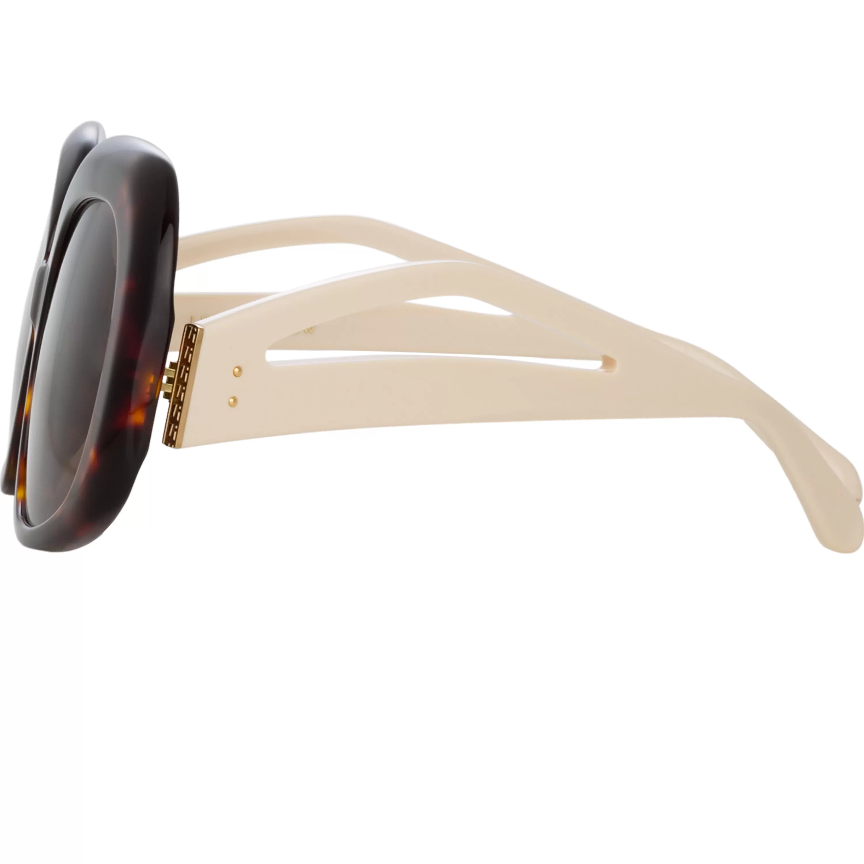 lea_oversized_sunglasses_in_tortoiseshell_2.webp LINDA FARROW (U.K.) Lea Oversized Sunglasses in Tortoiseshell