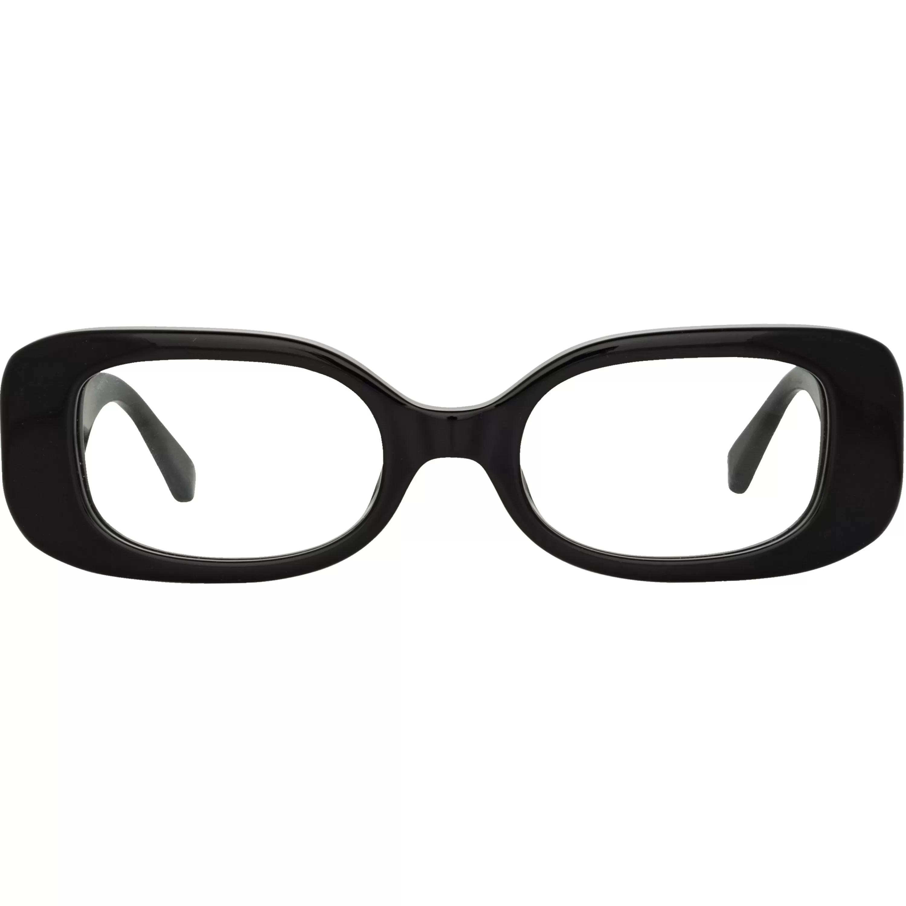 LINDA FARROW UK Lola Rectangular Optical Frame in Black