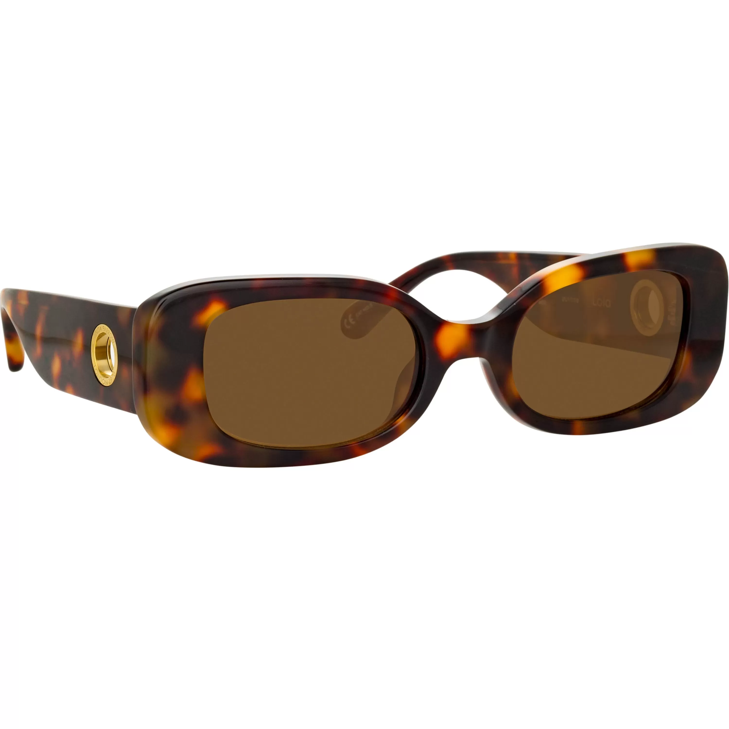 lola_rectangular_sunglasses_in_tortoiseshell_2.webp Women LINDA FARROW UK Lola Rectangular Sunglasses in Tortoiseshell