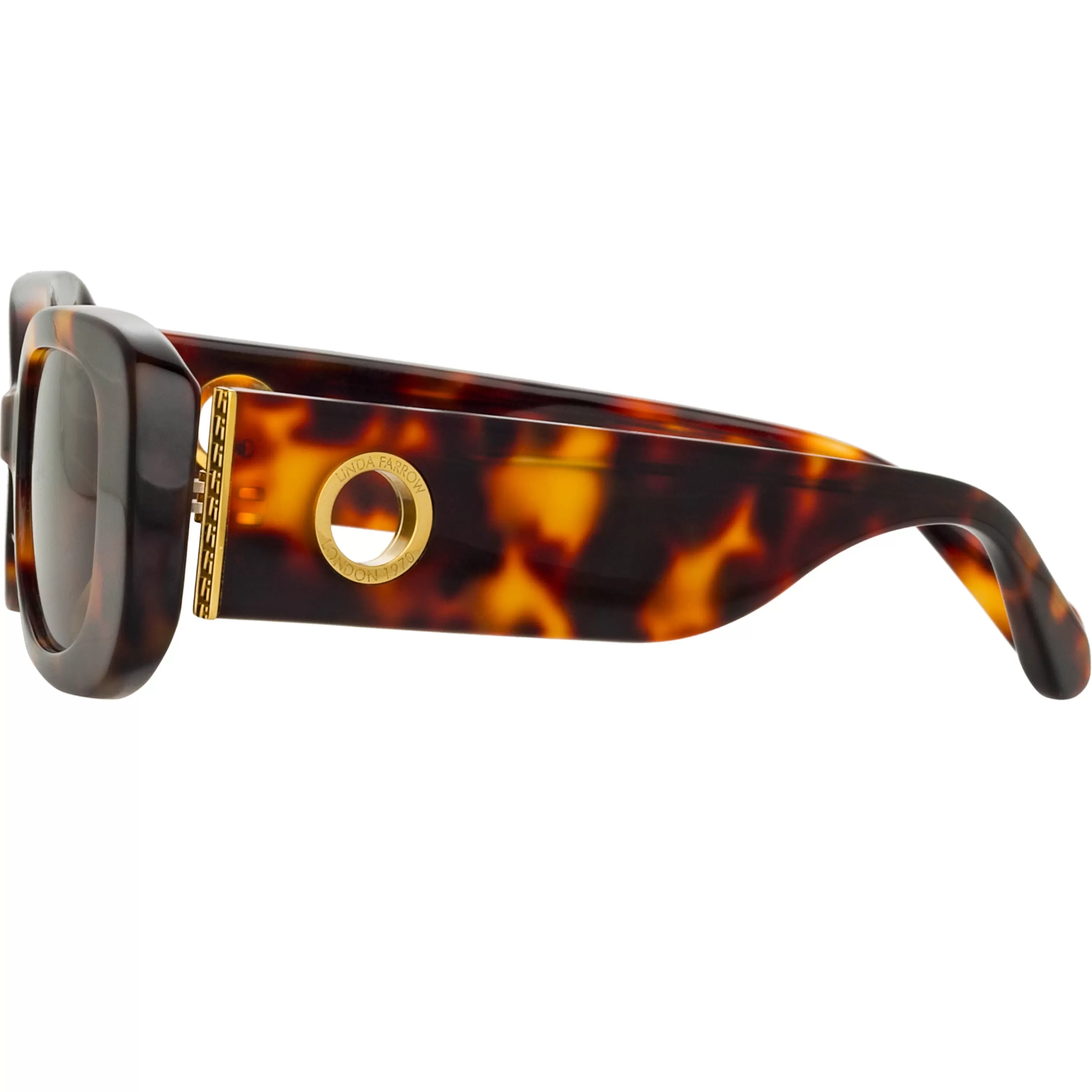 lola_rectangular_sunglasses_in_tortoiseshell_3.webp Women LINDA FARROW UK Lola Rectangular Sunglasses in Tortoiseshell