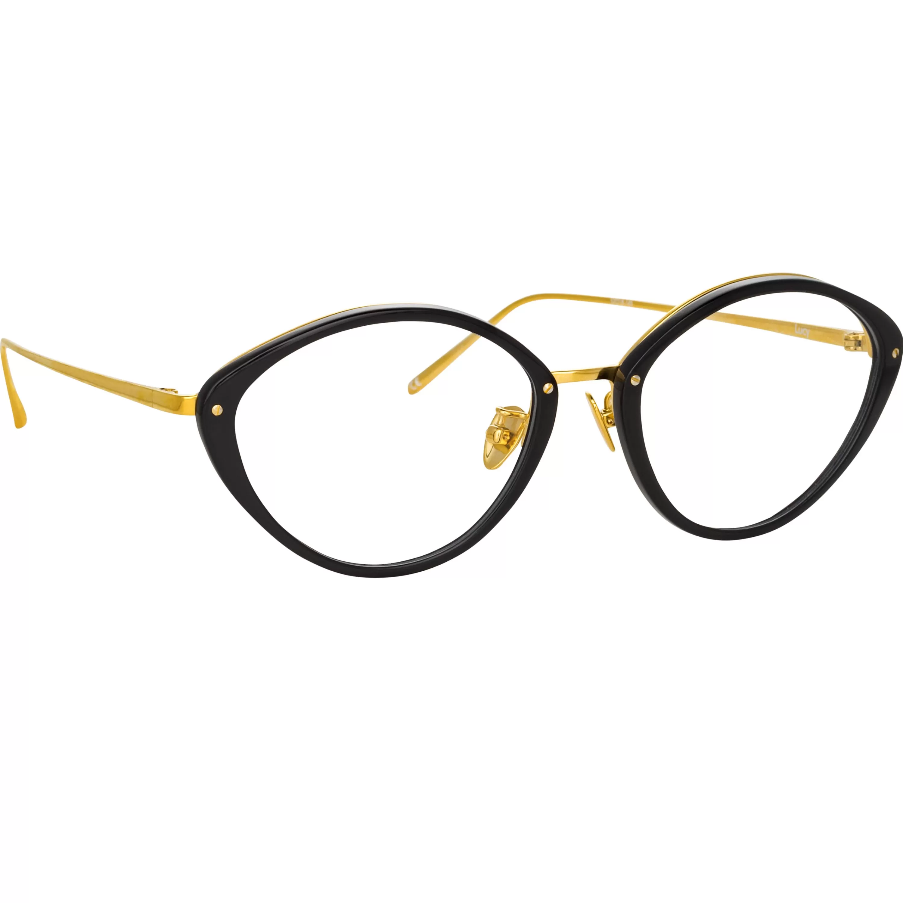 Linda Farrow Lucy Cat Eye Optical Frame in Black