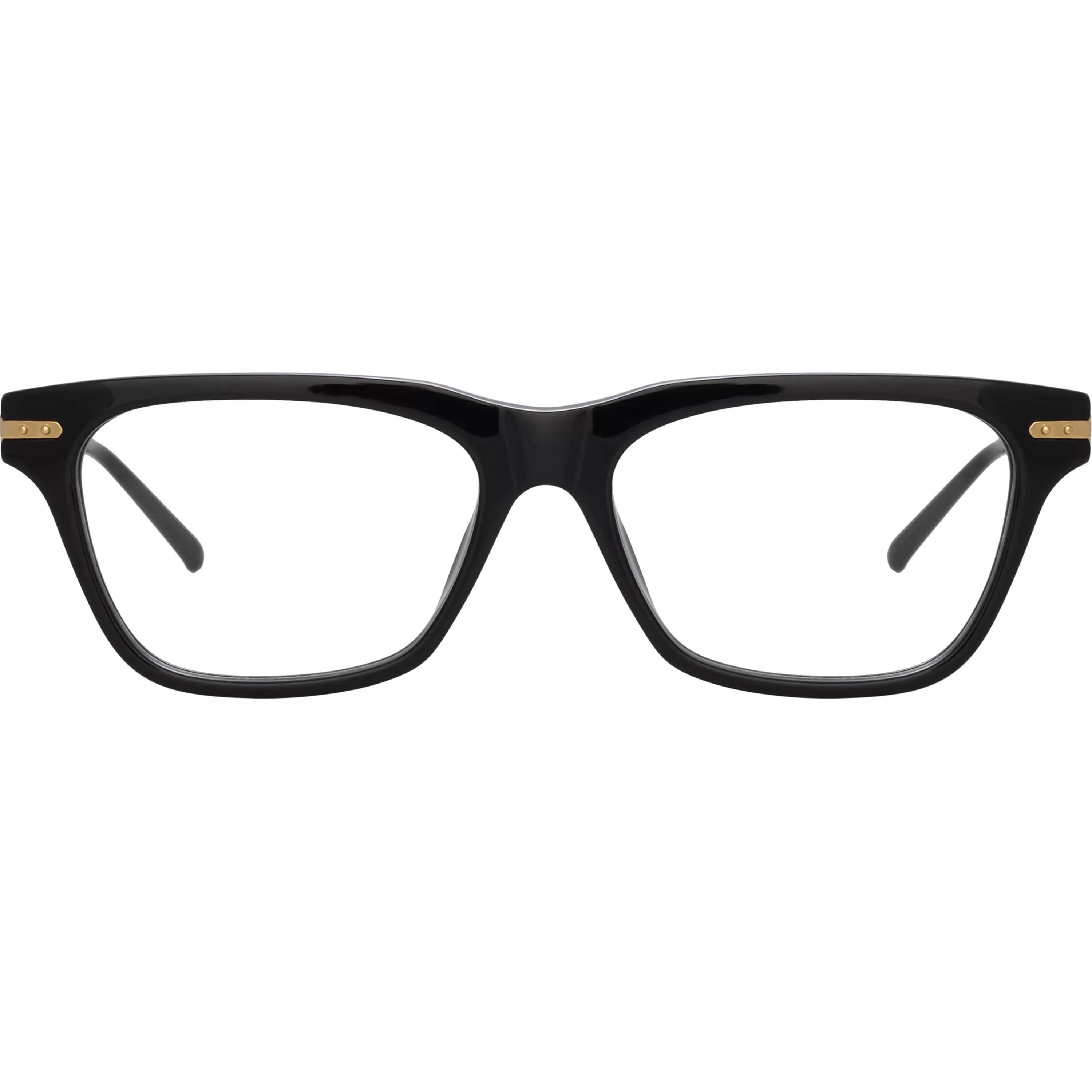 Linda Farrow Linear Mae Cat Eye Optical Frame in Black