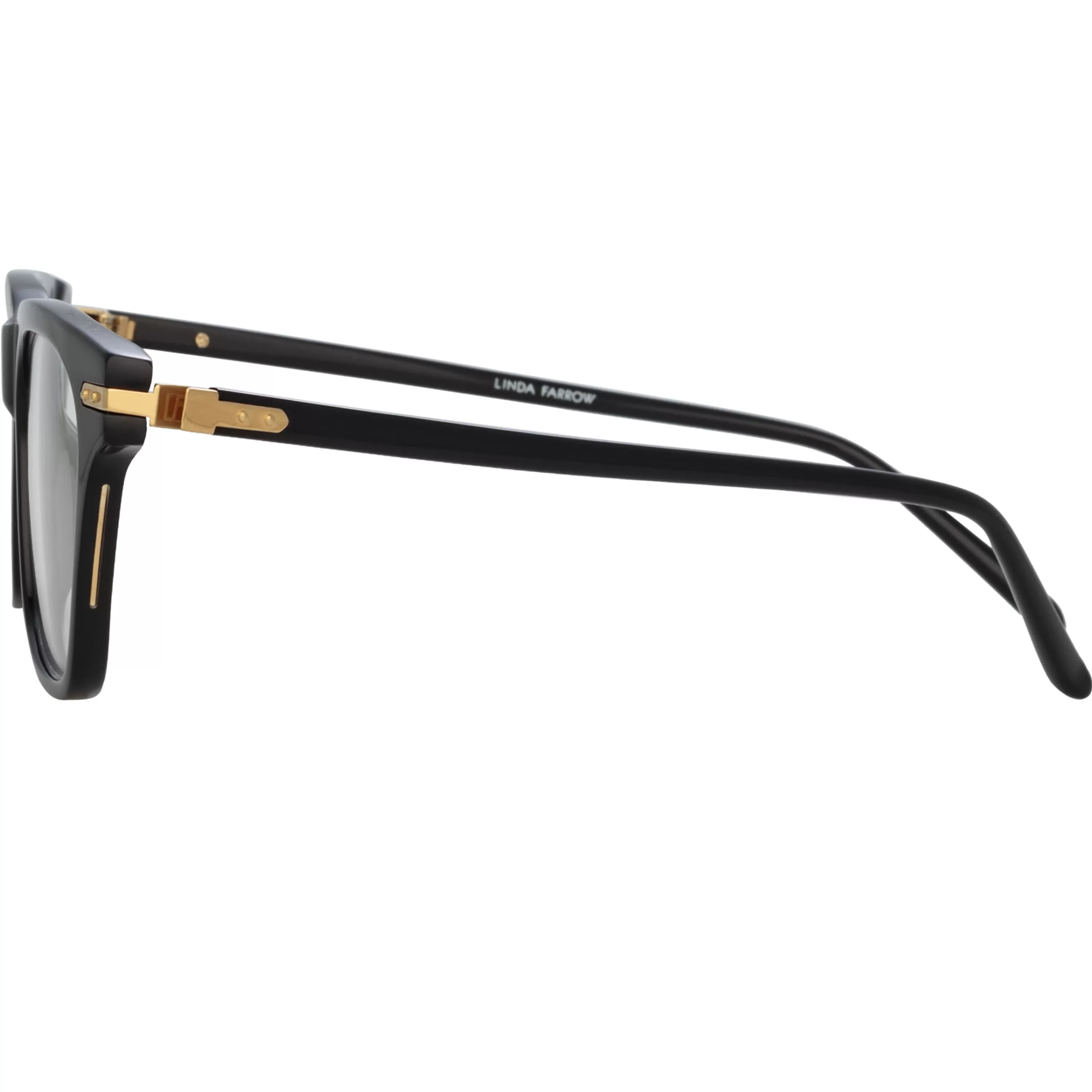 mae_cat_eye_optical_frame_in_black_3.webp Linda Farrow Linear Mae Cat Eye Optical Frame in Black
