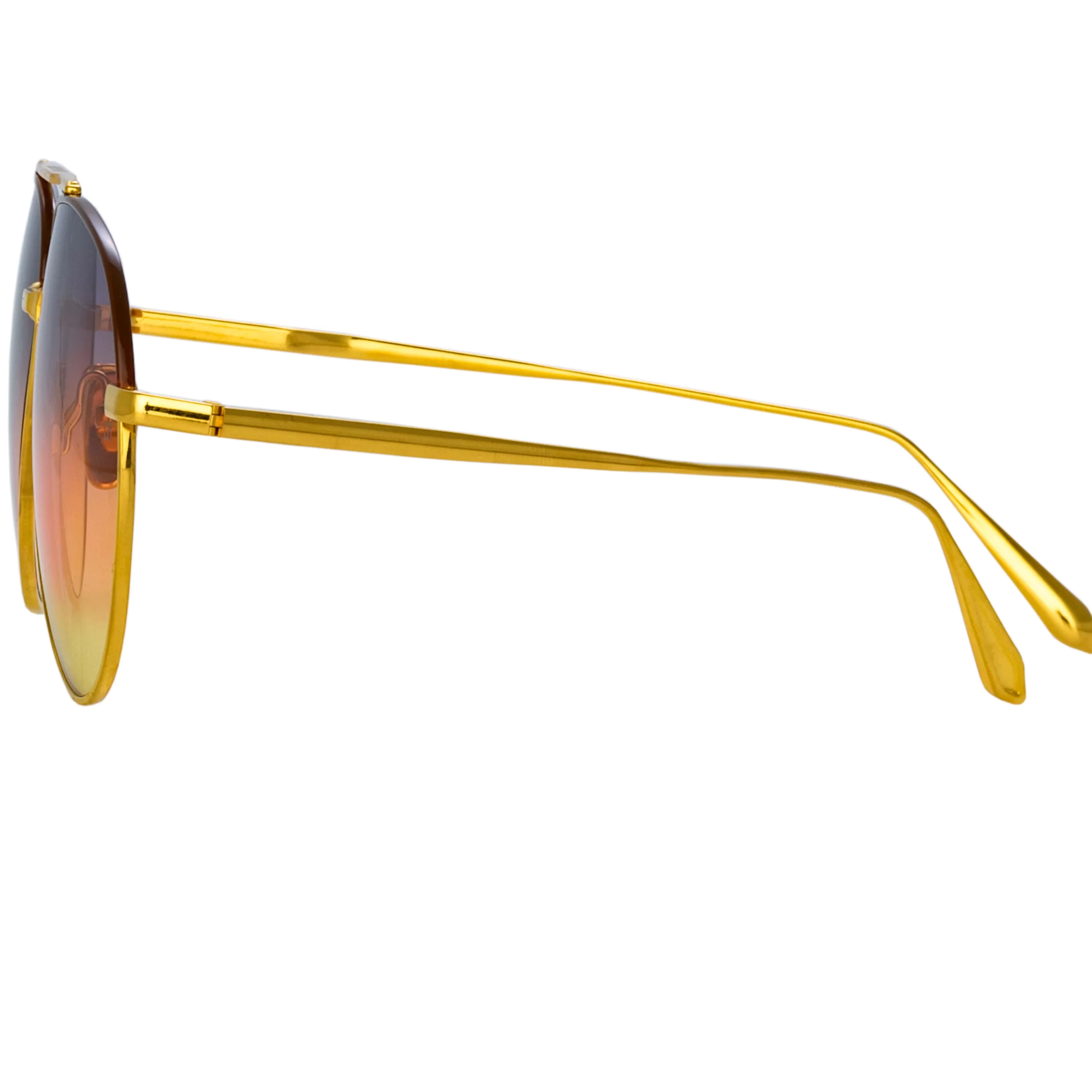 marcelo_aviator_sunglasses_in_yellow_gold_3.webp Women LINDA FARROW (U.K.) Marcelo Aviator Sunglasses in Yellow Gold