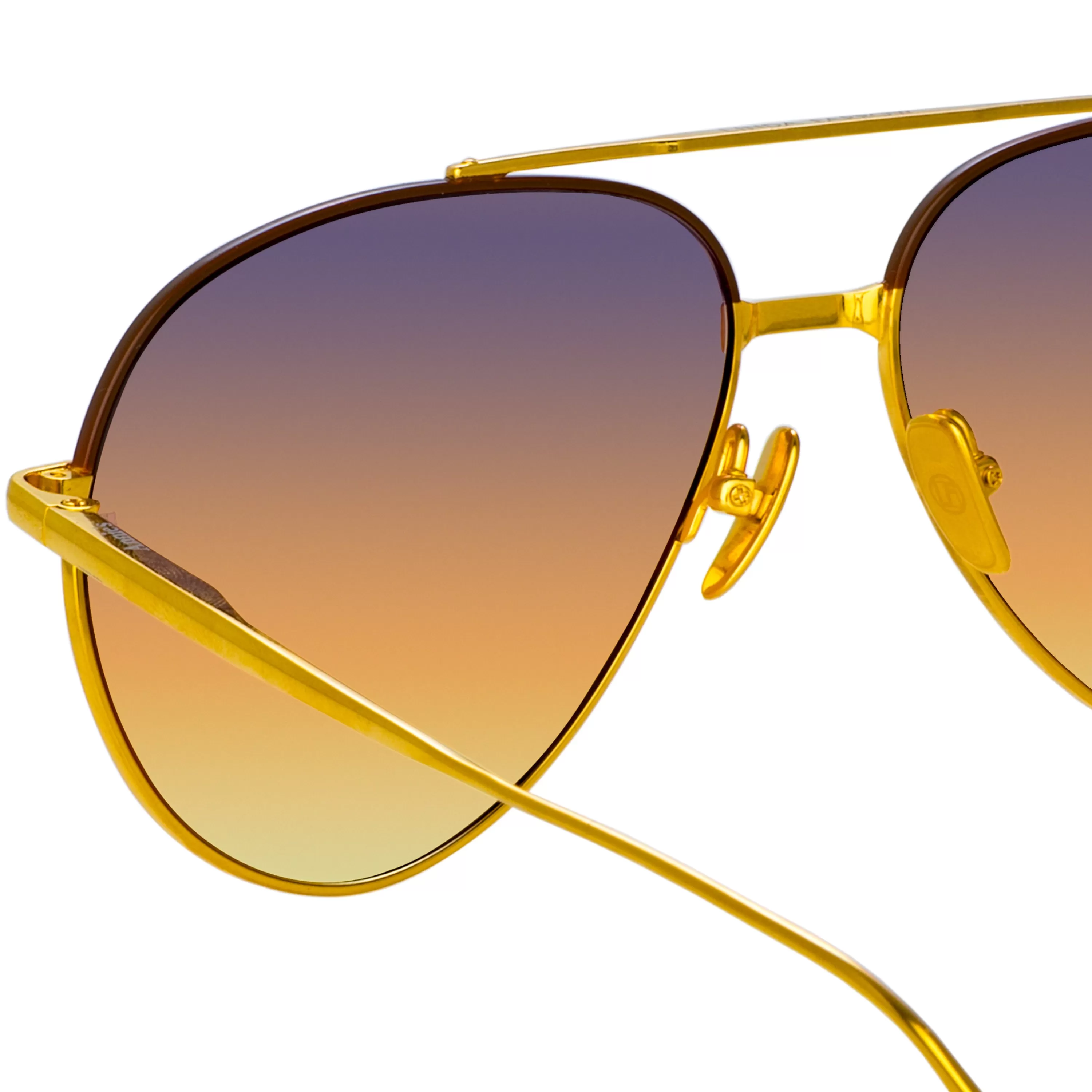 marcelo_aviator_sunglasses_in_yellow_gold_4.webp Women LINDA FARROW (U.K.) Marcelo Aviator Sunglasses in Yellow Gold