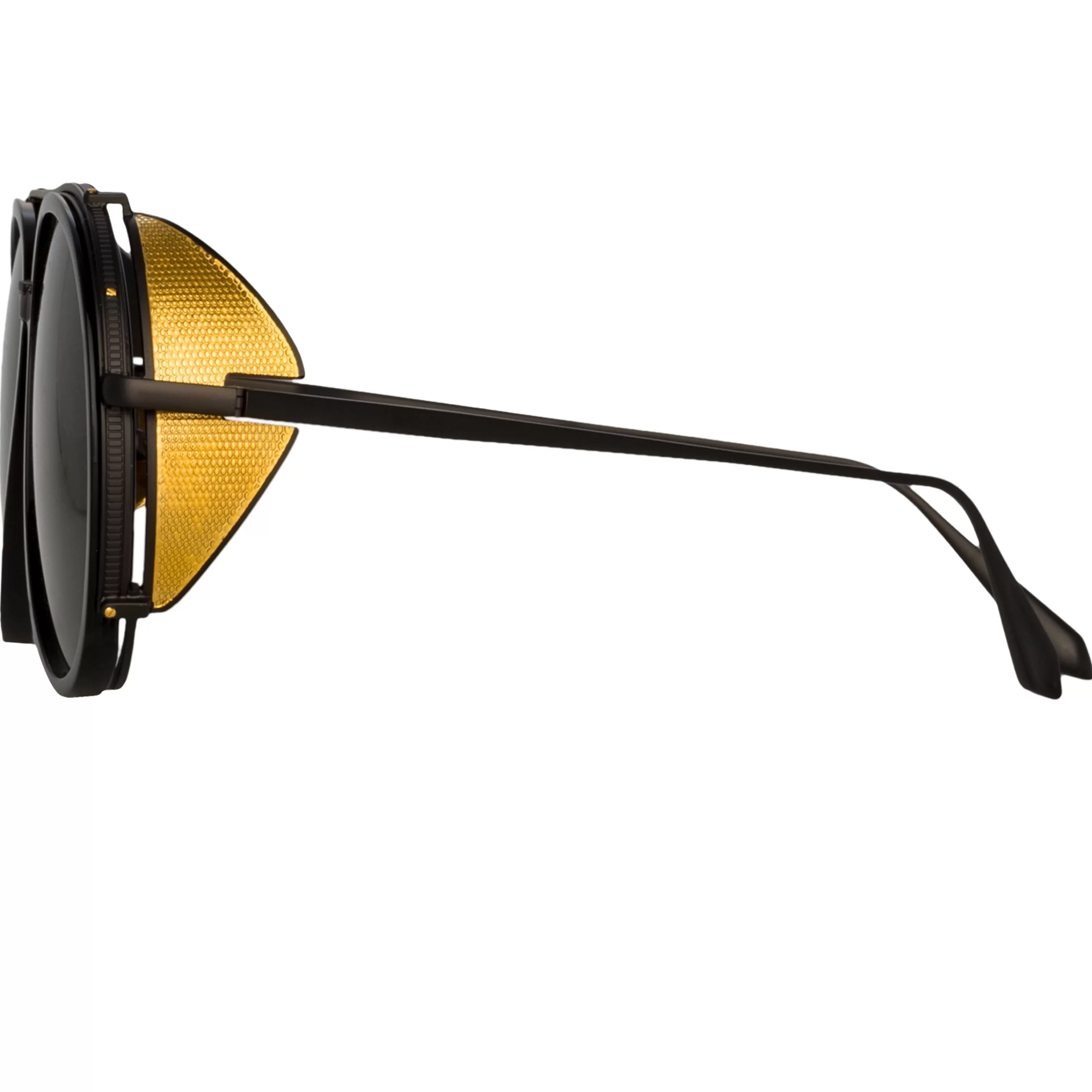 maverick_aviator_sunglasses_in_nickel_mens_2.webp LINDA FARROW (U.K.) Maverick Aviator Sunglasses in Nickel (Men's)
