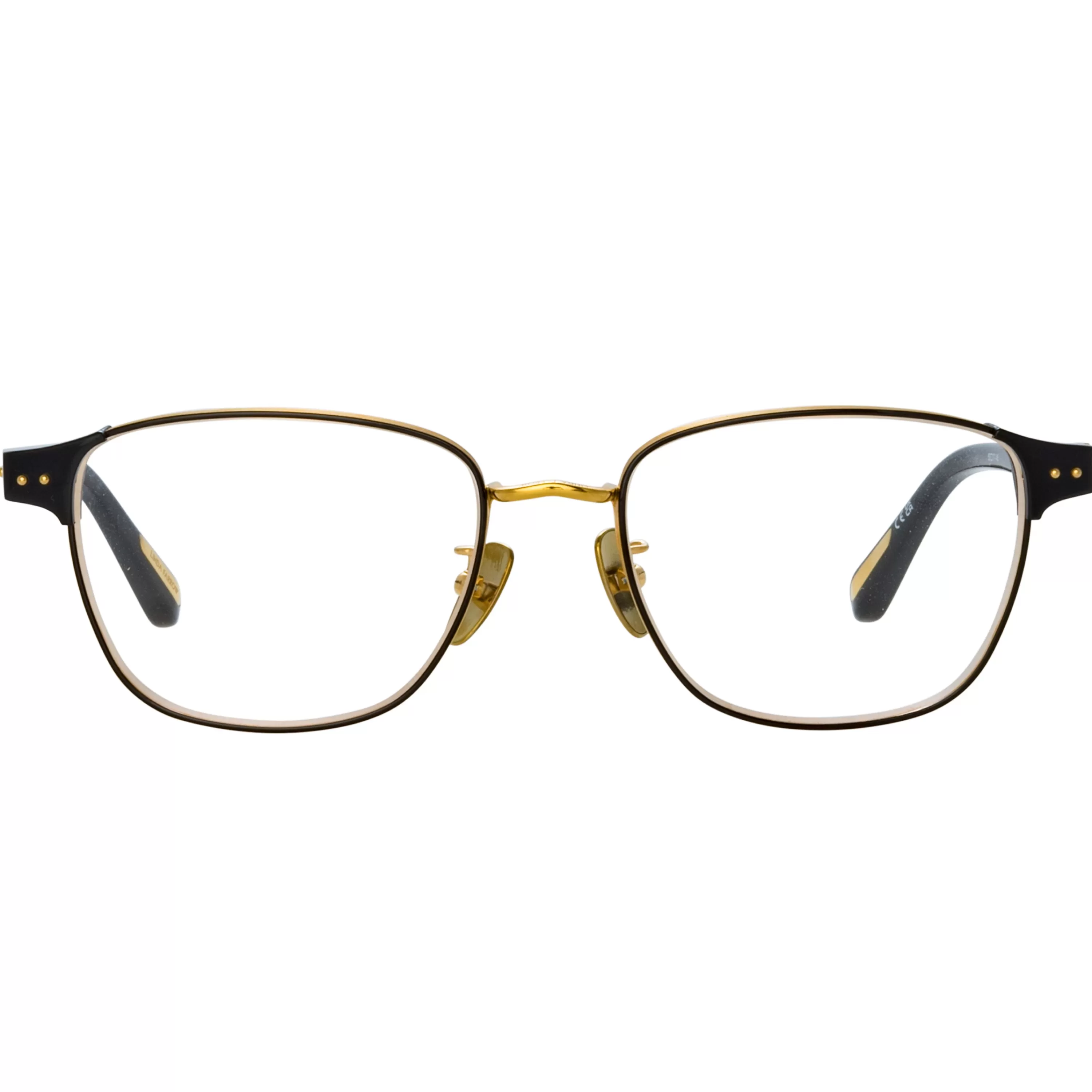 Women Linda Farrow Men's Alvar Optical D-Frame in Black