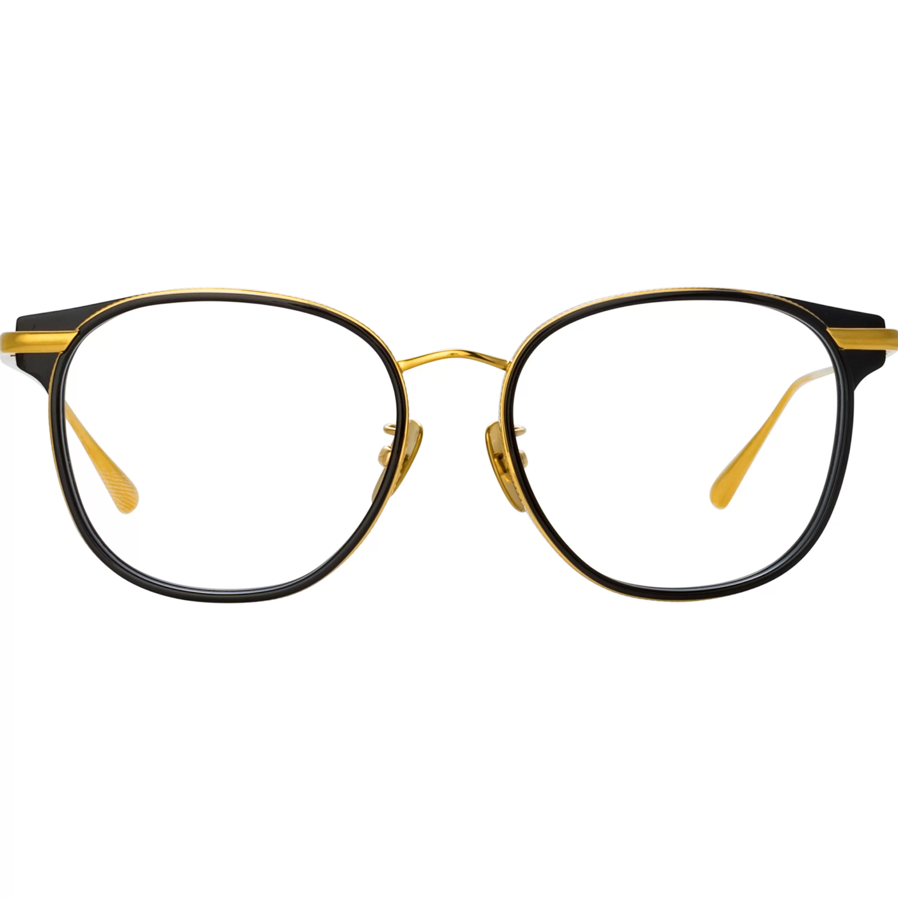 Women Linda Farrow Men's Bower Optical D-Frame in Black
