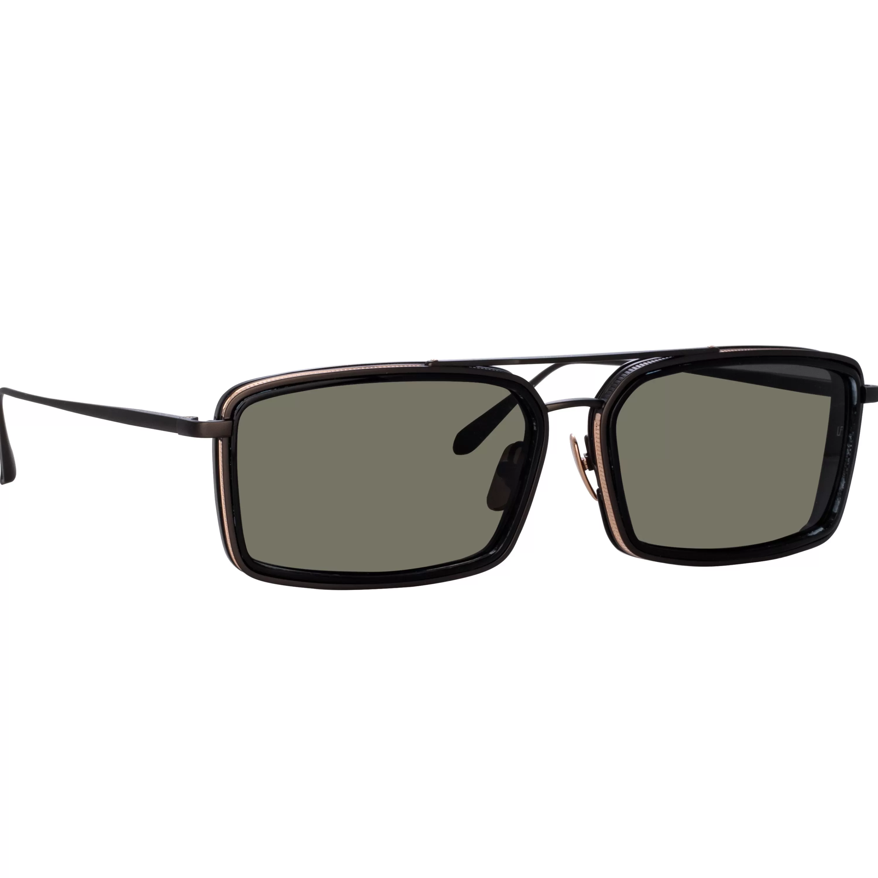 mens_cassia_rectangular_sunglasses_in_nickel_2.webp LINDA FARROW (U.K.) Men's Cassia Rectangular Sunglasses in Nickel