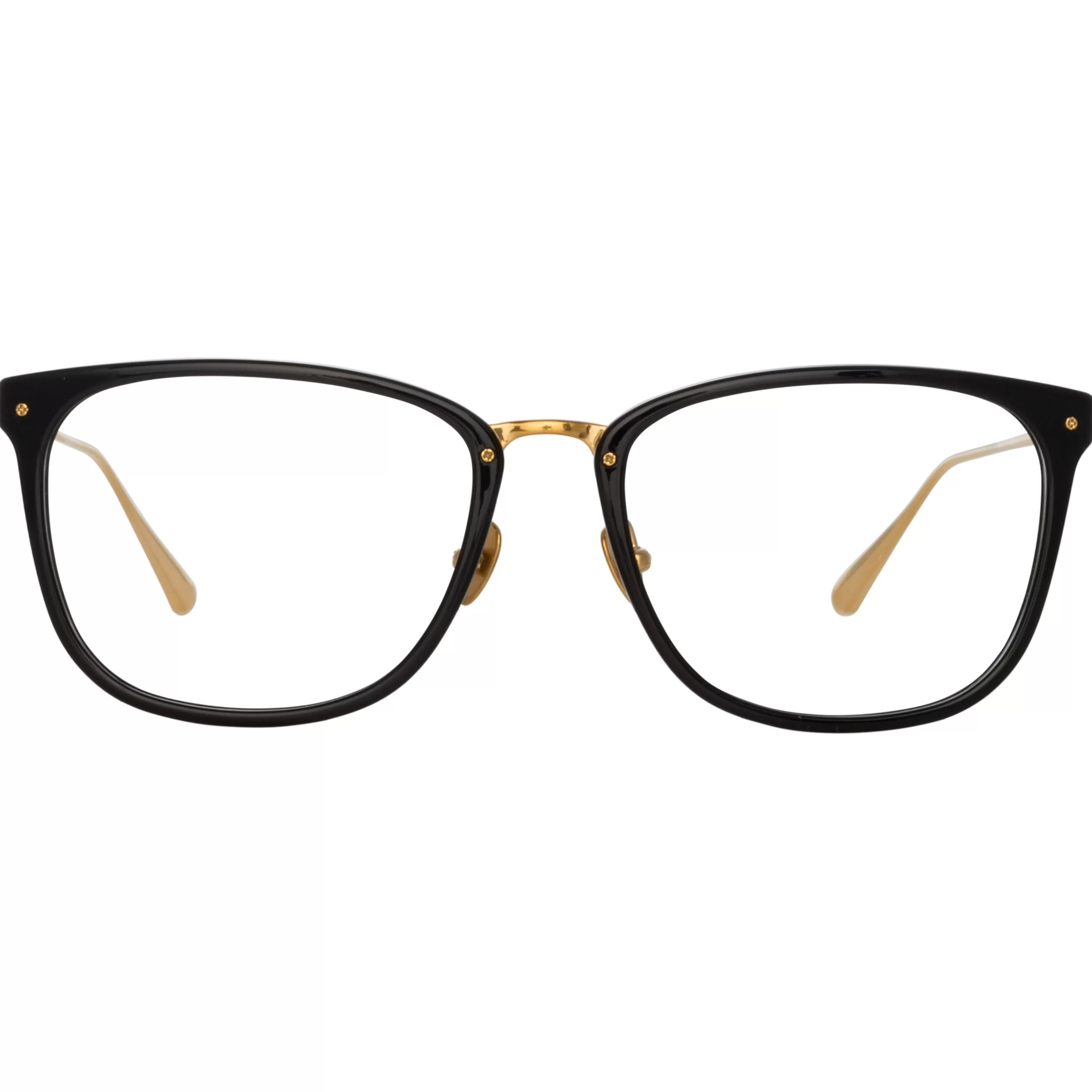 LINDA FARROW (U.K.) Men's Cassin Optical D-Frame in Black