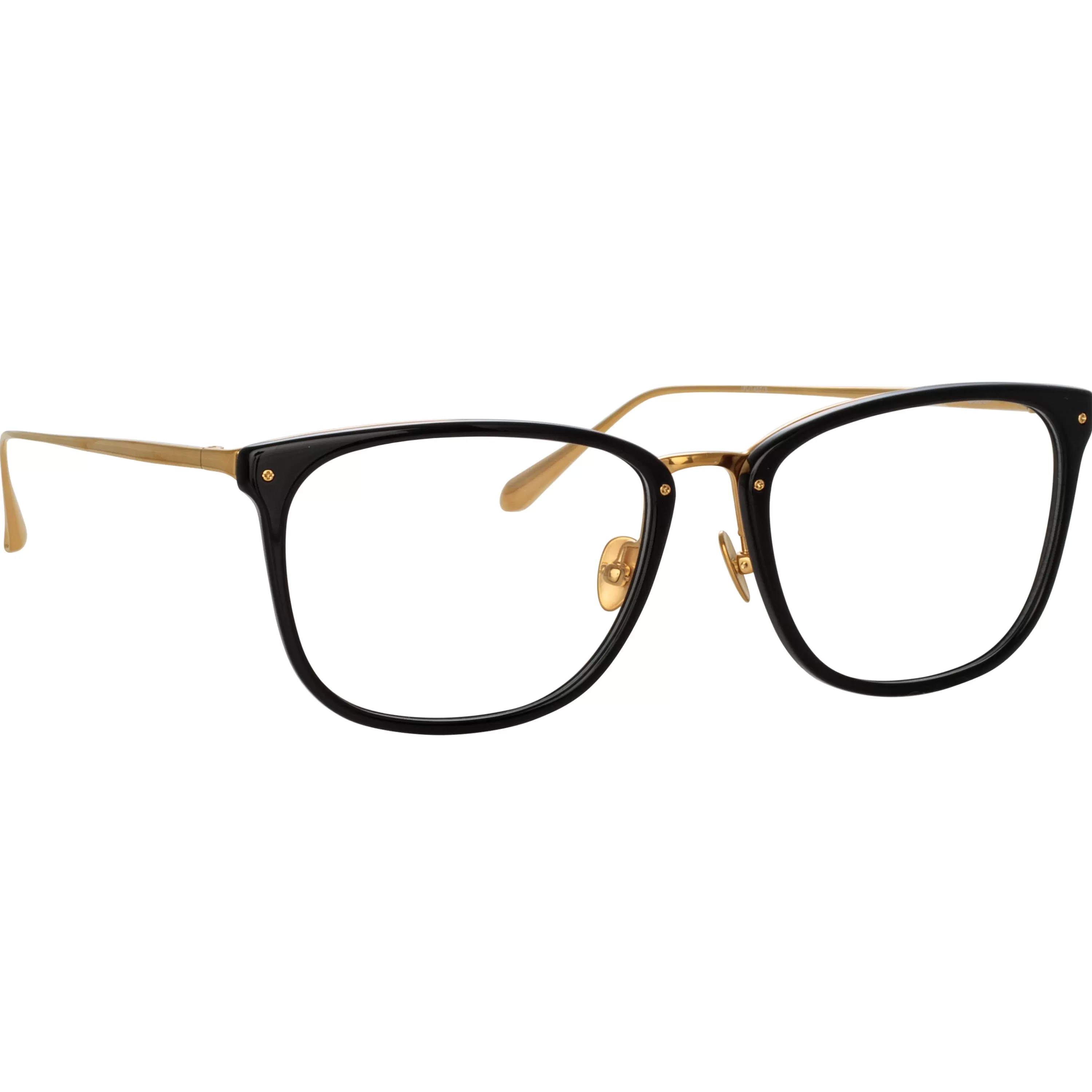 mens_cassin_optical_dframe_in_black_2.webp LINDA FARROW (U.K.) Men's Cassin Optical D-Frame in Black